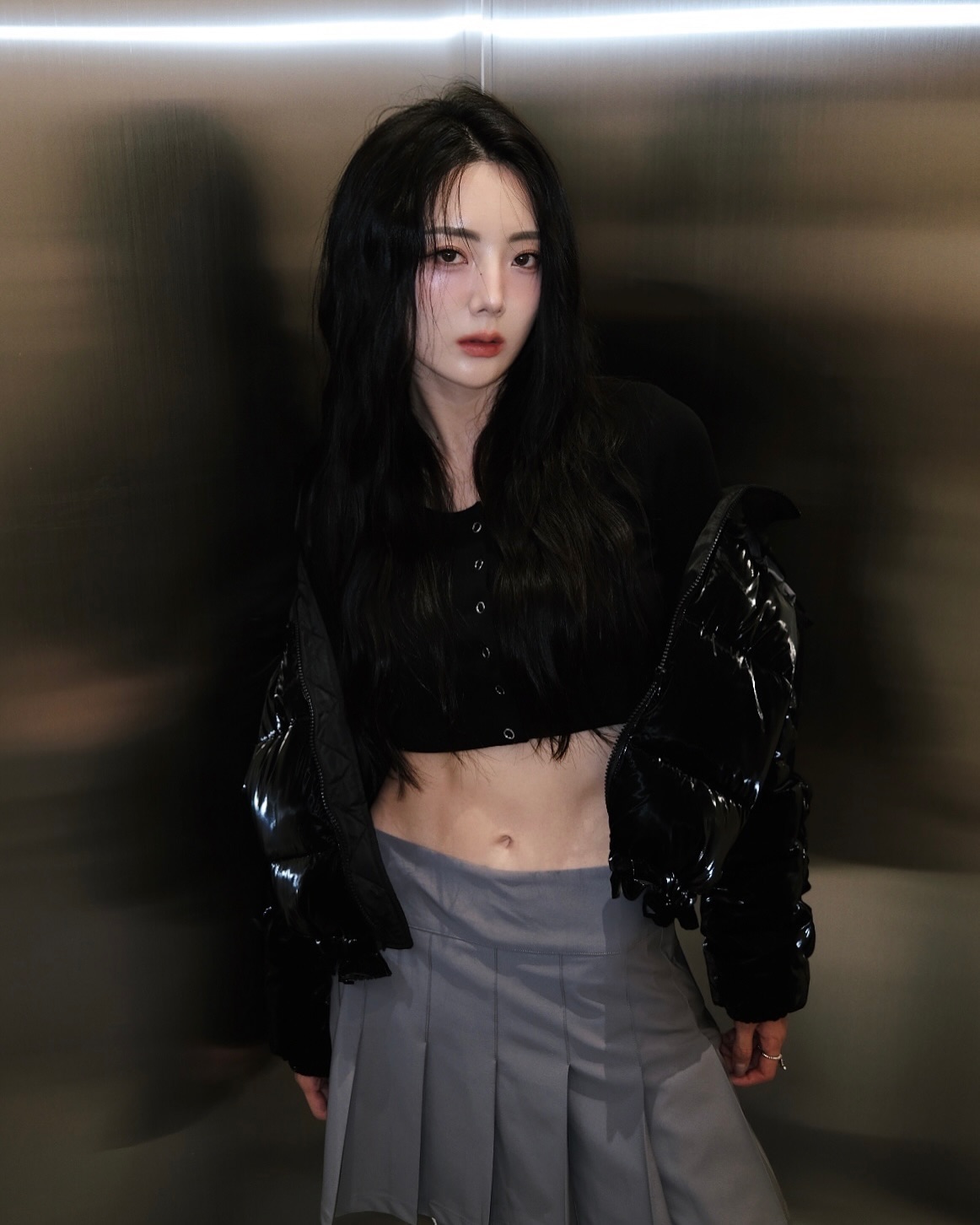 아직 입고 싶은 가을옷이 너무나도 많은데… 금방 추워져서 슬프고요🥺🥹 이날 착용한 하의와 패딩은 luvistrue_official 에서 보내 주신 선물~(｡♥‿♥｡)