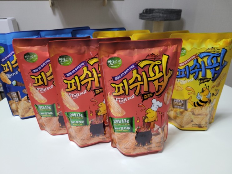 단백질스낵 피쉬팝 다이어트 과자로 딱 좋아요!