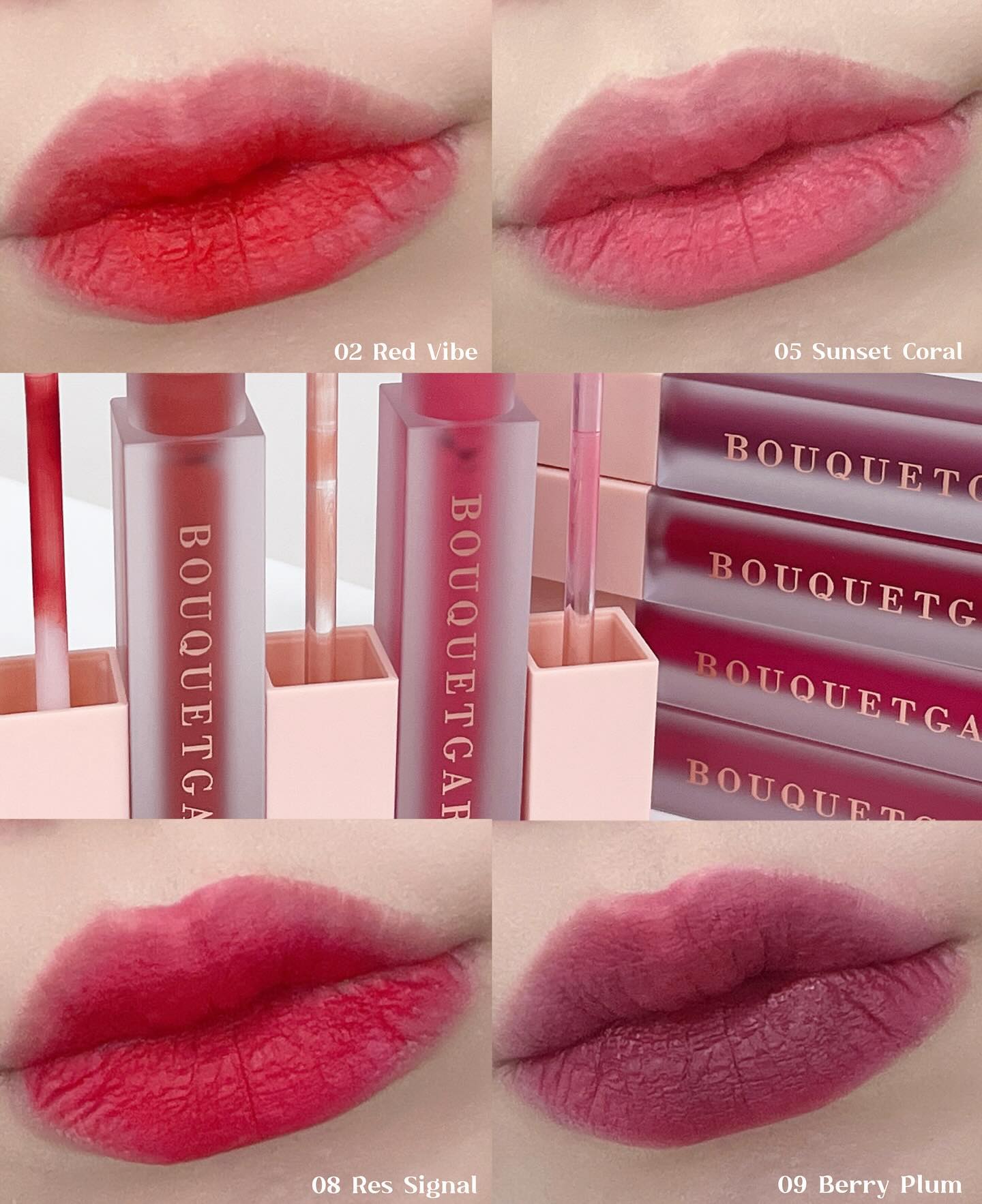 #제품협찬 bouquetgarni_official 

부케가르니 블러썸 벨벳 틴트🌷🌼
Blursome Velvet Tint

블러리한 매끈 보송 #벨벳틴트 부케가르니 벨벳 립틴트는 9가지 컬러쉐이드로 컬러 선택의 폭이 넓고 발색력, 지속력, 컬러감 뭐 하나 빠지지않는 꽃잎같은 틴트랍니다🍀

01 Cherry Addiction🍒
쿨톤 찰떡 얼굴에 형광등 켜주는 레드 컬러

02 Red Vibe🍊
맑고 청량한 느낌의 오렌지 레드 컬러

03 Chili Moment🌶️
차분함 한방울 들어간 딥 칠리 레드 컬러

04 Ginger Brown🥐
빈티지 느낌 뿜뿜 차분한 오렌지 브라운 컬러

05 Sunset Coral🍑 슬슬pick
무드있는 복숭복숭 MLBB 핑크 코랄 컬러

06 Pink Muhly🌺
말린 장미가 떠오르는 차분한 인디 핑크 컬러

07 More Than Pink🩷
겨쿨추천 마젠타 푸시아 핑크 컬러

08 Res Signal🍎
치명적인 매력의 비비드한 쿨 레드 컬러

09 Berry Plum☔️
바를수록 진해지는 차가운 딥 플럼 컬러

#매트립추천 매트립 좋아하시면 립맛집 부케가르니 추천해요😆 묻어남도 없고 오래도록 컬러 유지가 잘돼서 만족하면서 사용했어요!

공식몰 1+1(교차)=9,900원 이벤트도 놓치지 말자구요!💖
ෆ
ෆ
#안지워지는틴트 #벨벳틴트 #매트립 
#벨벳립추천 #지속력좋은립 #착색틴트