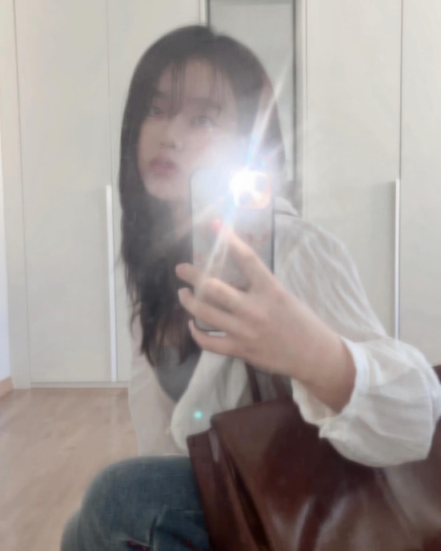 가방 선물 고마워🤎