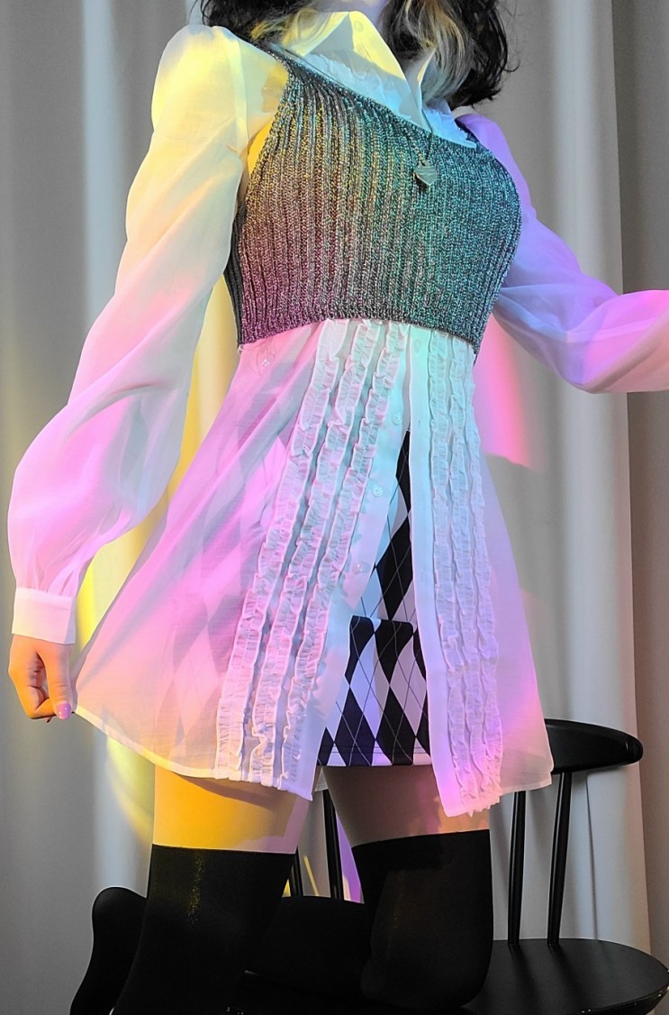 클루리스패션/하이틴쇼핑몰, 돌스킬(Dollskill) 직구후기(2) 클루리스 착장&시어링데님자켓