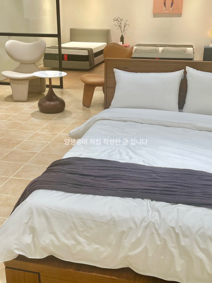 AK백화점 광명점 쫀득쫀득 메모리폼 매트리스 체험기 마스슬립 매장 후기