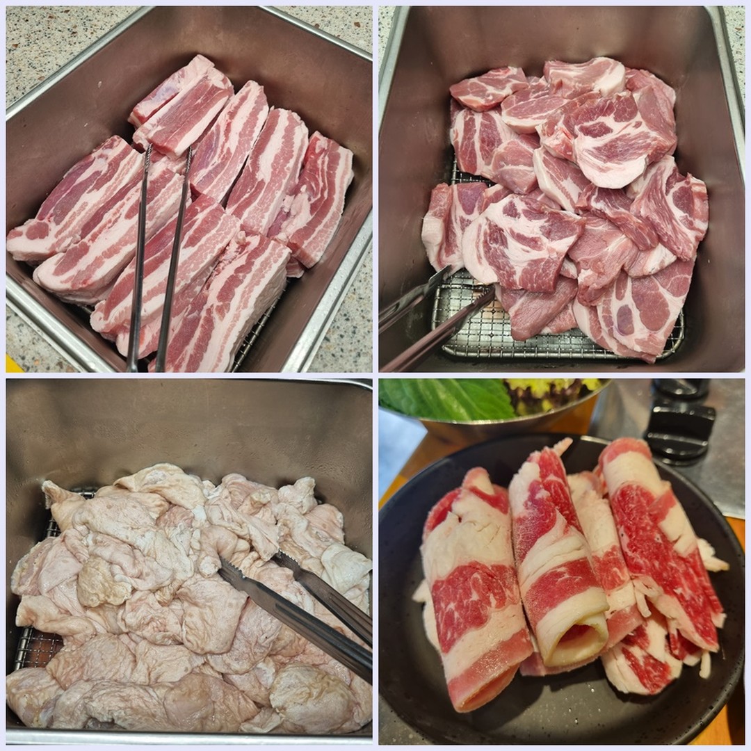 오랜만에 찾은 고기뷔페 포크팬~^^

- 다양한 고기
- 냉동이 아닌 생고기를 취급
- 생삼겹, 생목살, 생막창, 오리고기, 오돌뼈, 항정살, 우삼겹, 만두, 소시지 등 
- 사이드메뉴도 찐
- 서빙로봇이 있어서 귀여움 오짐^^

❤️포크팬
대구 북구 동북로 219 포크팬
0507-1393-8118
영업시간 11:00 ~ 23:30
(런치는 3시까지 입장)

#복현동술집 #복현오거리술집 #복현동고기집
#복현동삼겹살 #경대술집 #경대밥집 #경대고기집
#대구고기뷔페 #복현동밥집