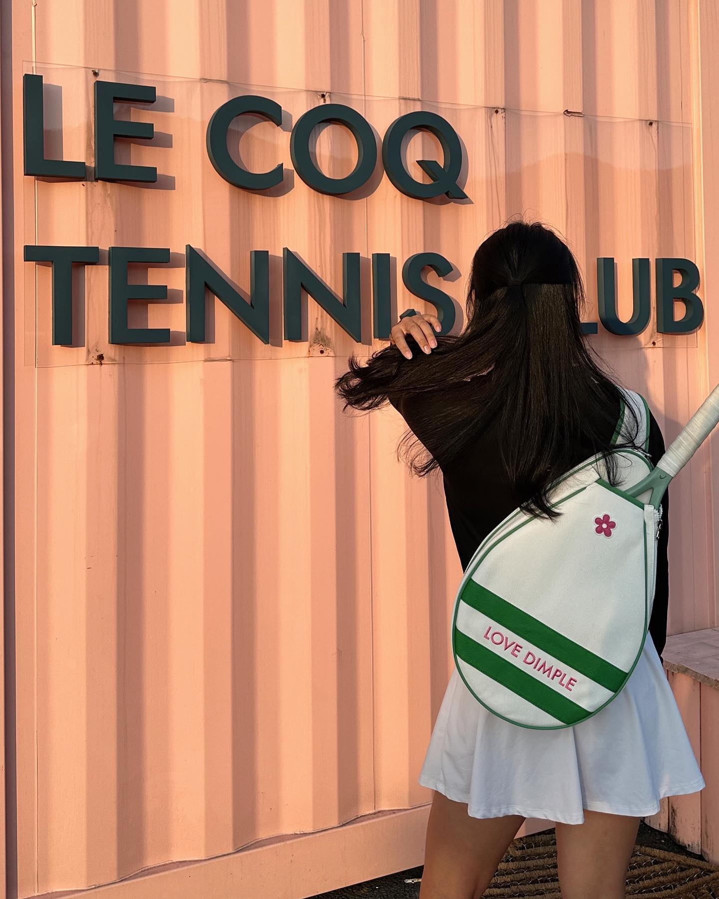테니스치기 좋은계절🍁
간편하게 들고나가기 좋은 라켓백🫶 dimplegolf