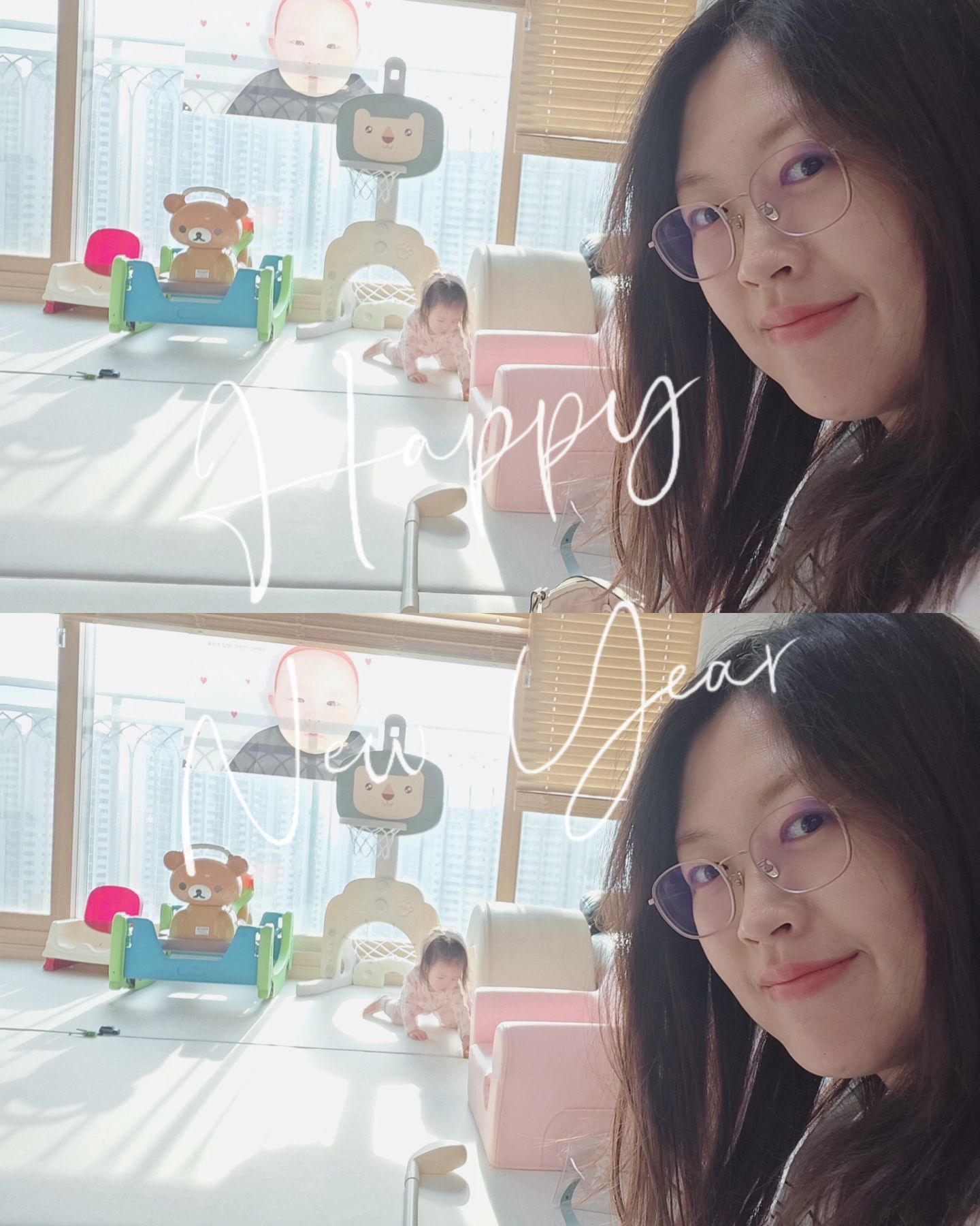 #아가랑
#셀카놀이
#사랑해내딸
#고마워내아가 🧡