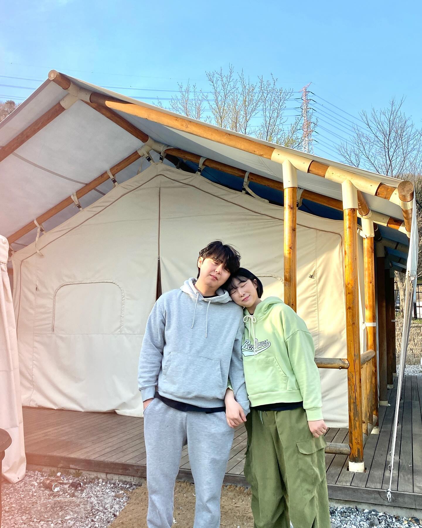 거의1년만에 글램핑♥️