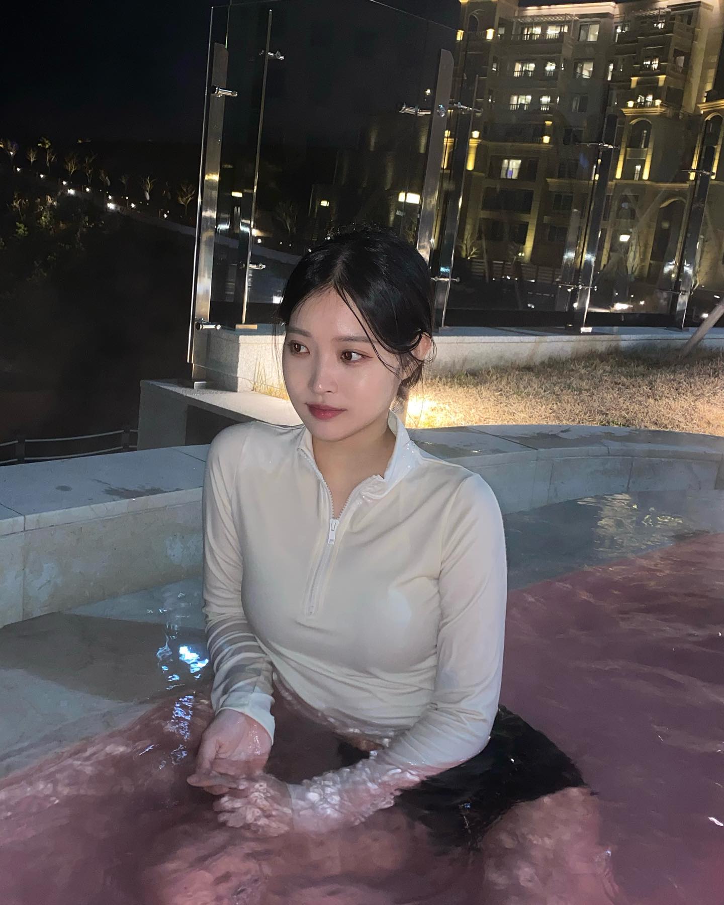한겨울 물놀이 쉽지 않네😶‍🌫️