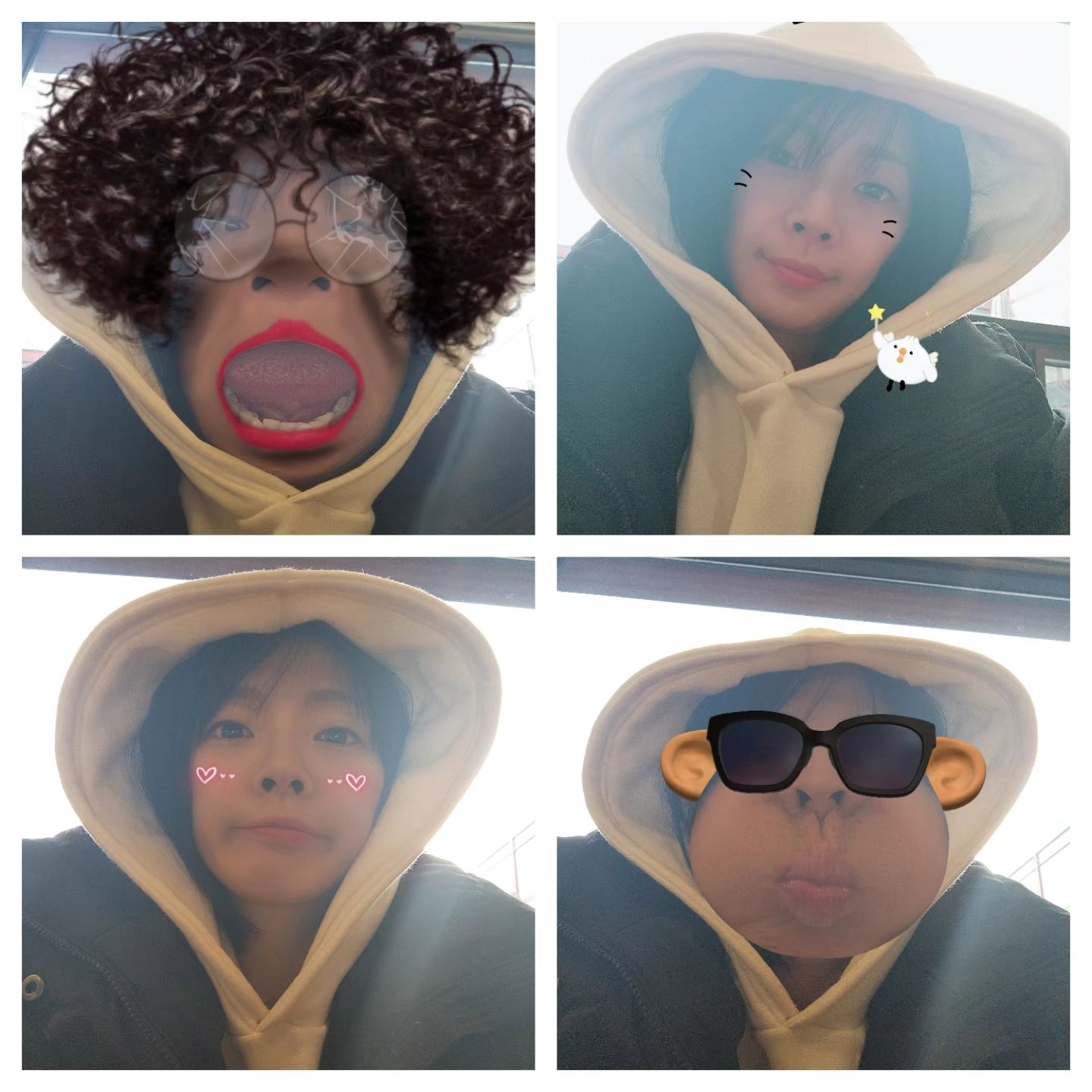.
첫번째 사진이 젤 맘에드는 군ㅋ
ㅤㅤ
아 심심해~
ㅤㅤ
#인생네컷