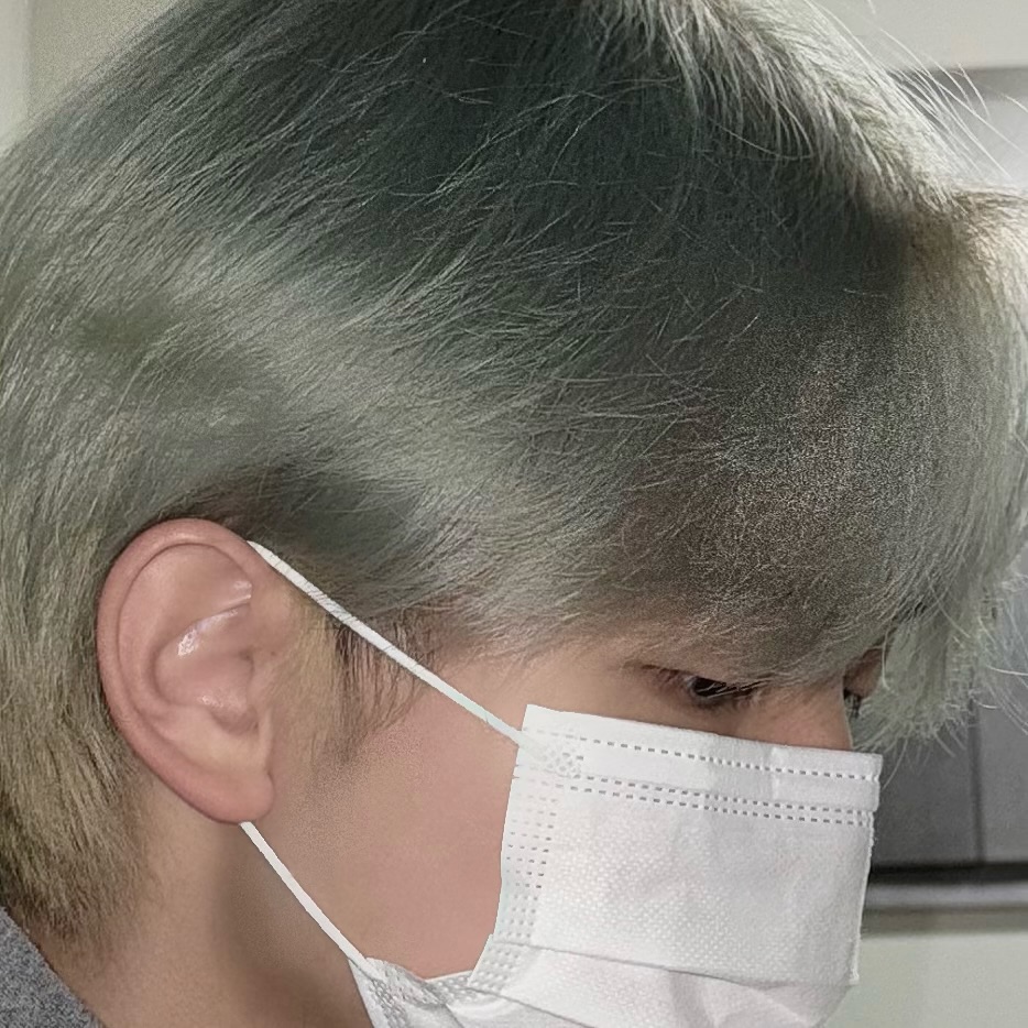 민트머리가 되