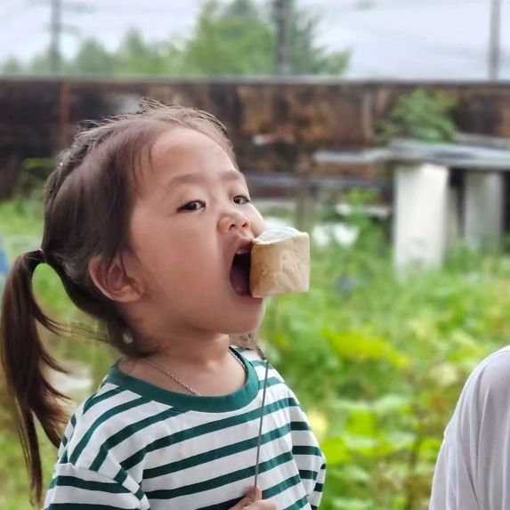 +829♥︎

처음 맛보는 마시멜로 구이🤍 진짜 귀여워

엄마 친구 이모들이랑 두번째 캠핑🫧
첫 캠핑도 비와 함께, 이번에도 역시나 비가 왔다
날씨 요정도 이겨버린 비 요정 이모😇
캠핑 중간에 농막으로 피신,
너무 행복했다✨️