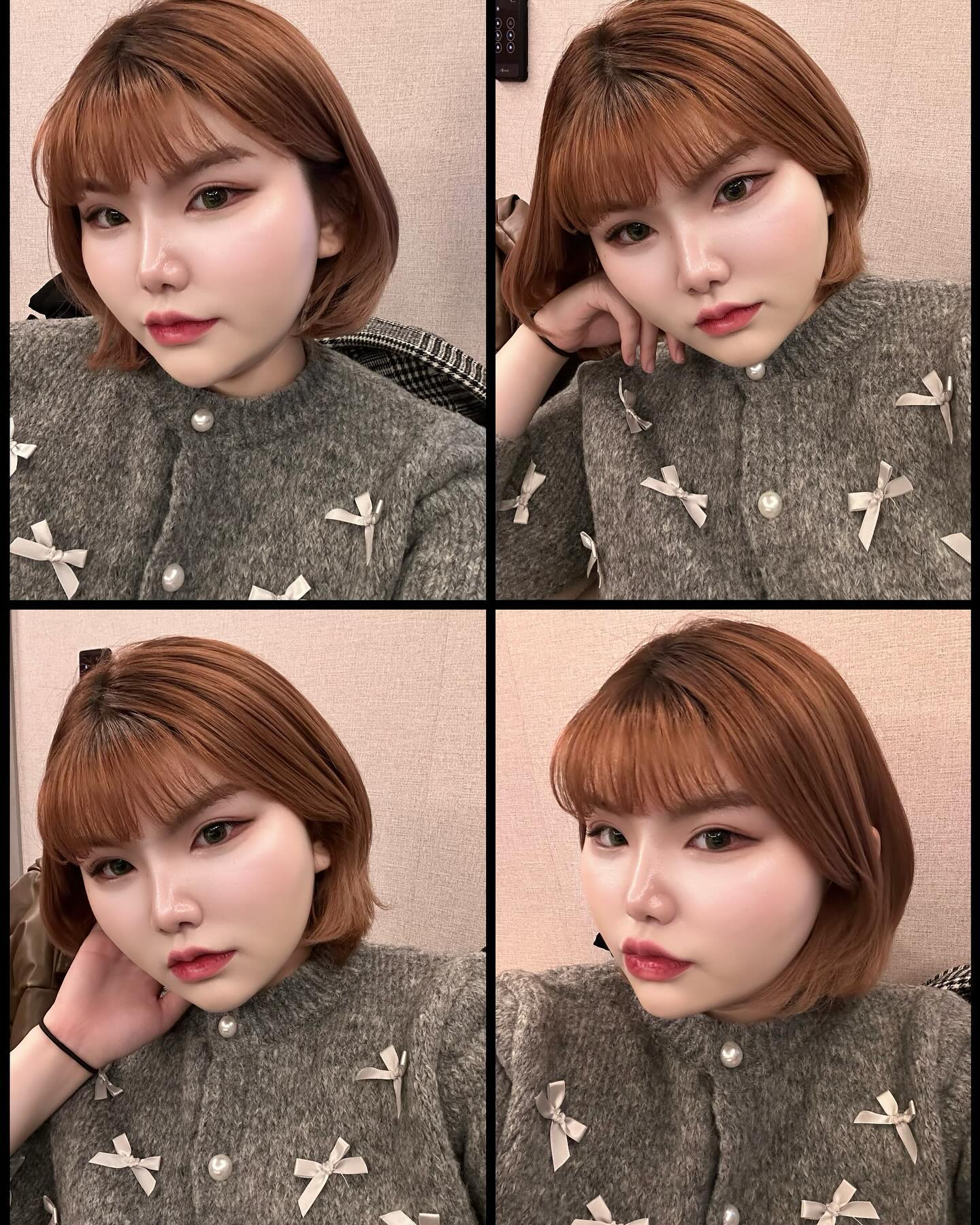나 머리 또 잘랐다! 똑!단!발? 
내머리 어때 단발이나??