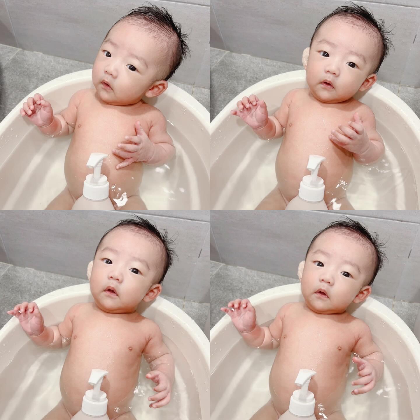 아따〰 우리 하민이 잘생겨꼬만? ◡̎
좋은 성분의 닥터바이오제품으로 구석구석 닦아주고싶은
엄마 마음은 모르고 하민이는 뿌에에에에엥.ᐟ.ᐟ 너무 ㄱㅇㅇ,,
그래도 엄마눈 당황하지않는댜아아아😎

⛧닥터바이오 올인원클렌저⛧
-안자극 시험완료, 안전한 성분으로 신생아부터 사용가능
-올인원클렌저 하나로 머리부터 발끝까지 사용가능
-pH약산성.EWG그린등급.비건인증으로 순한제품
-미세먼지 세정 테스트 완료
-유산균 성분함유로 목욕후에도 촉촉하게 유지

닥터바이오는 신생아 하민이부터 온가족이 안심하고 
사용가능한 제품으로 갓성비 최고 ◡̎ෆ 
까탈스러운 하율맘이 픽했으면 말 다했지 뭐어〰〰 

thanks_ dr.bio_official 

#올리브영바디워시 #바디워시 #샴푸앤바디워시 #어린이샴푸 #온가족바디워시 #베이비샴푸 #아기바디워시 #신생아바디워시 #천연바디워시 #약산성바디워시 #신생아샴푸 #키즈샴푸 #임산부바디워시 #유아샴푸 #아기샴푸 #민감성바디워시 #유아바디워시 #출산선물 #아기선물 #임산부선물 #신생아선물 #돌선물