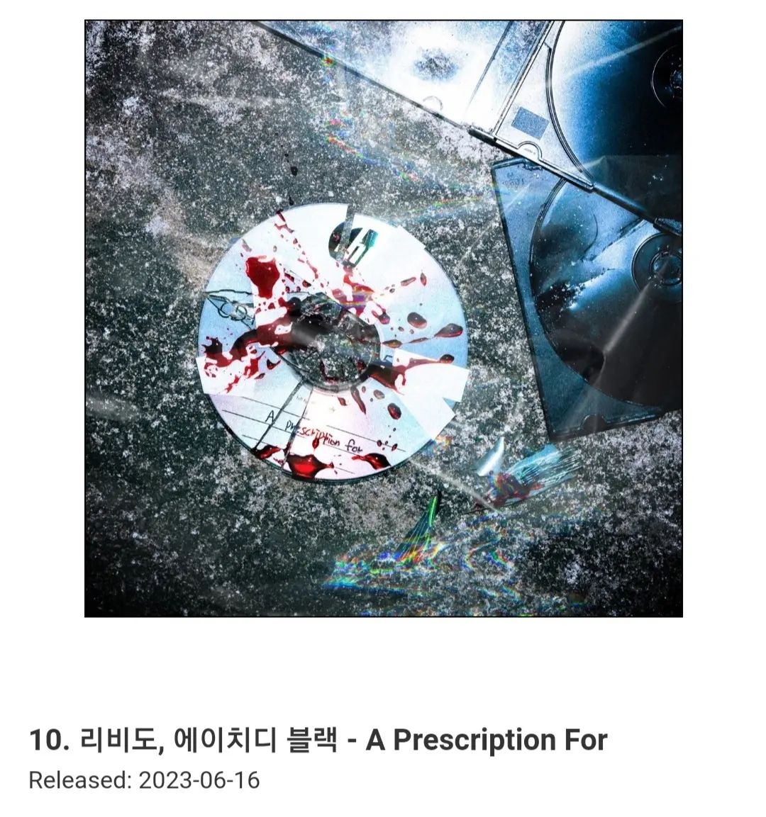 리드머 선정 2023 국내 랩/힙합 앨범 베스트 10에 리비도형과의 합작 앨범 A prescription for가 선정되었습니다. 1월 30일엔 A prescription for 2가 발매될 예정이고 해당 시리즈는 3까지 계획되어 있습니다! 감사합니다. leebidomylibido 🍾