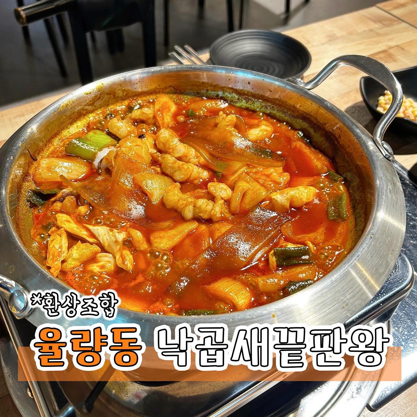 #협찬 [청주맛집] 낙곱새끝판왕 청주주성율량점
수많은 블라인드 테스트를 거쳐 엄선된 환상의 조합 낙곱새 맛집 낙곱새끝판왕에 소개해드릴게요

평소에 배달로도 시켜먹었던 낙곱새끝판왕에 다녀왔어요 제가 주문한 메뉴는 낙지+한우대창+새우+다양한 야채와 비법소스가 들어간 낙곱새를 주문했어요🦐

낙곱새를 주문하면 비조리된 상태로 불위에 올려주시는데 한눈에 봐도 재료가 신선하다는거 알 수 있겠더라구요 맵기도 조절이 가능해서 취향에 따라 즐기실 수 있어요🔥

낙곱새의 정석이라고 해도 될 정도로 군더더기 없이 깔끔한 맛에 재료도 듬뿍 들어가서 가성비가 좋은 메뉴인데요 곱도 쫄깃쫄깃하고 넓적당면도 너무 맛있어서 밥한공기 시켜서 같이 먹으면 밥도둑이 따로 없어요😋

사장님도 친절하시고 매장이 넓어서 가족끼리 외식이나 회식장소로도 좋을 것 같아요👍🏻

📍충북 청주시 청원구 율량로138번길 62-16 1층(직통번호 043-211-9075)
📞0507-1351-9075

#낙곱새끝판왕 청주주성율량점#청주맛집추천#청주맛집#청주낙곱새맛집#청주시맛집#청주시맛집추천#청주시낙곱새맛집#주성동맛집#주성동맛집추천#주성동낙곱새맛집#낙곱새맛집#청주데이트#청주데이트코스#낙곱새맛집추천#낙곱새끝판왕 청주주성율량점
