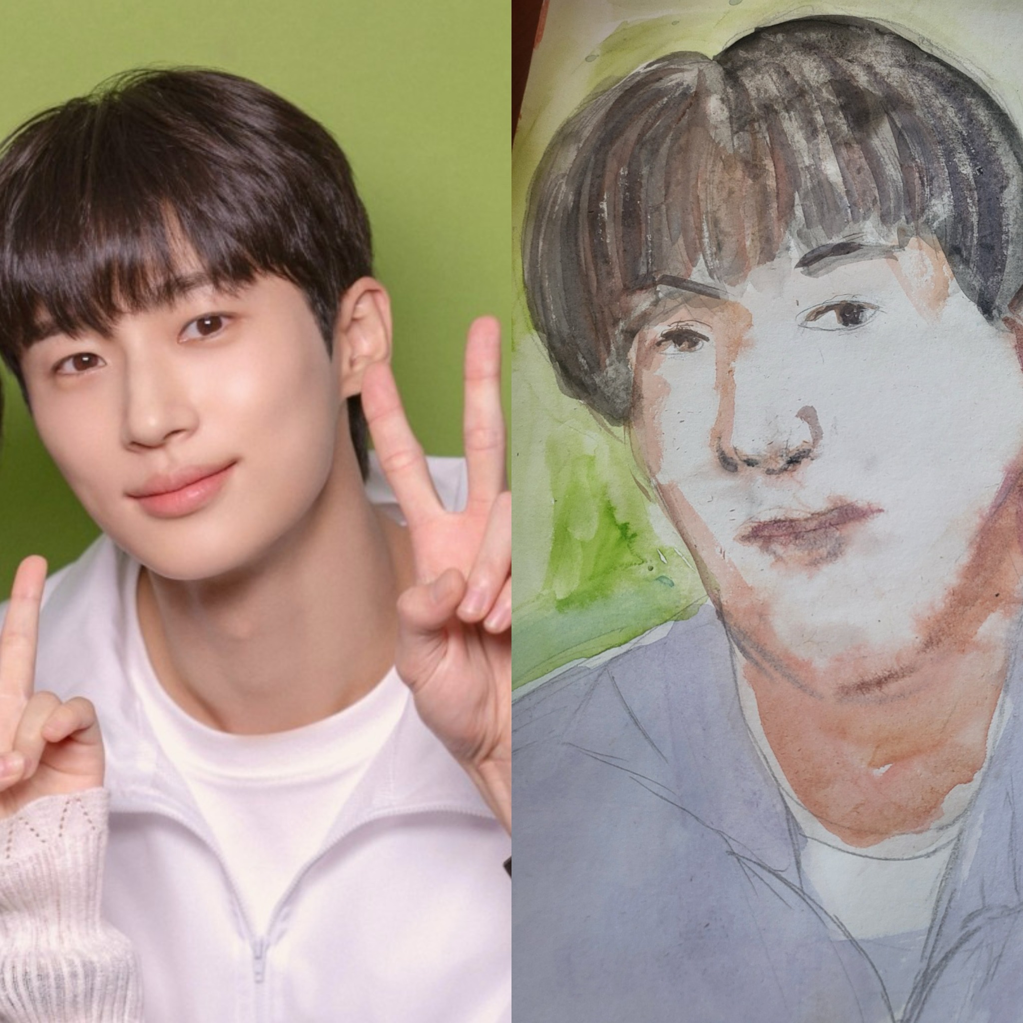 선재 앓이중인 엄마를 위해 예방구의 선물🤦‍♀️
내가 이게 뭐야 이거 선재야?!? 하니까…….

아니래 갑자기 ㅋㅋㅋㅋ 내눈치를 보더니 ㅋㅋㅋㅋ 그냥 남자랫다가 아빠래 🤣🤣🤣
그래서 아빠치고 잘생겼는데? 하니까 급 학원행 ㅋㅋㅋㅋㅋㅋㅋㅋㅌ
그래도 고맙다잉😍🩷
-
-
-
#딸랑구의선물#선재#선재앓이#변우석#변우석수채화#초5가그린#미술1도배운적없음 #초딩맘#엄마는오늘도선재앓이중