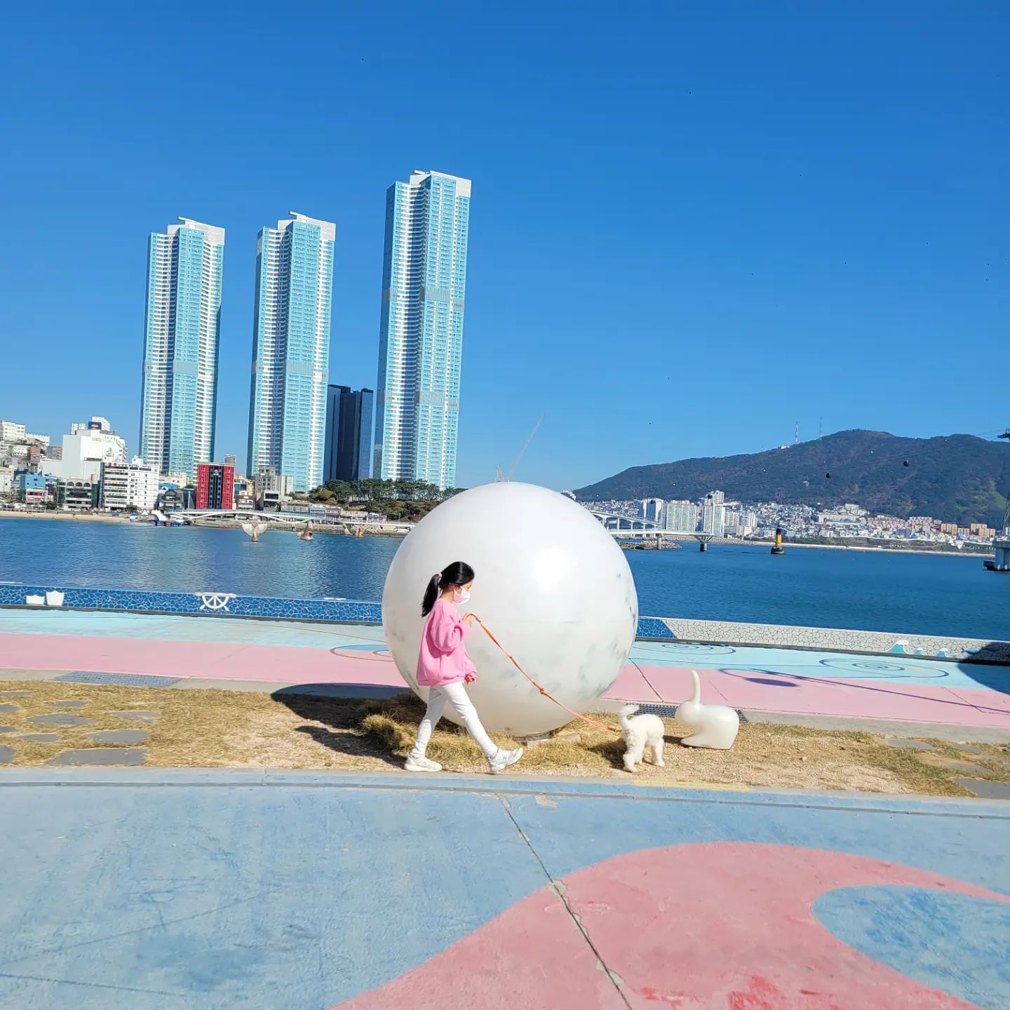 #지난주말기록 

오랜만에 만난 두부🐩
역시 나보단 채은이를 좋아햇네🤭
맘껏 뛰어놀고 스트레스풀고온날💕
다음 산책은 어디로갈까요? 

#부산송도해수욕장
#친정나들이 #아이와강아지 
#강쥐일상샷 #강쥐사랑 
#비숑프리제 #푸들인줄 
#육아맘일상 #부산육아맘 
#일상공유 🙆‍♀️