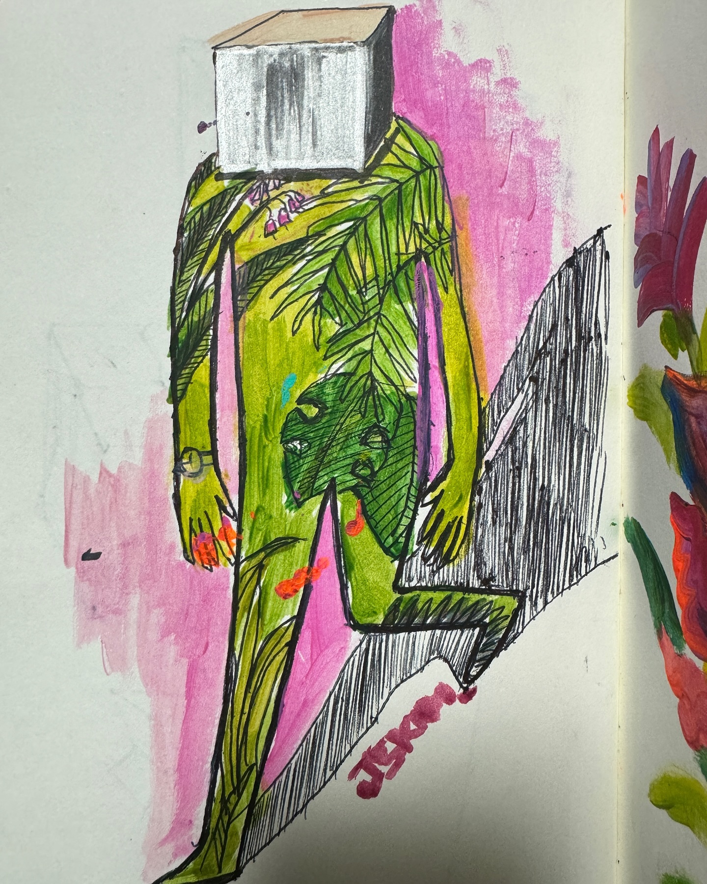 Plant man.2016
Pan & acrylic 

겨울이 되면 그리운 초록빛 🌿🌱
.
.
.
.
.

#doodle #낙서 #oilpainting #acrylicpainting #pandrawing #plantart #jskimart
