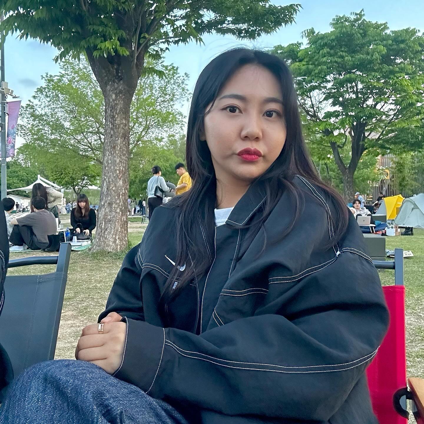 넓디 넓은 한강공원 중에
우리가 제일 좋아하는 장소👩🏽‍❤️‍👨🏻