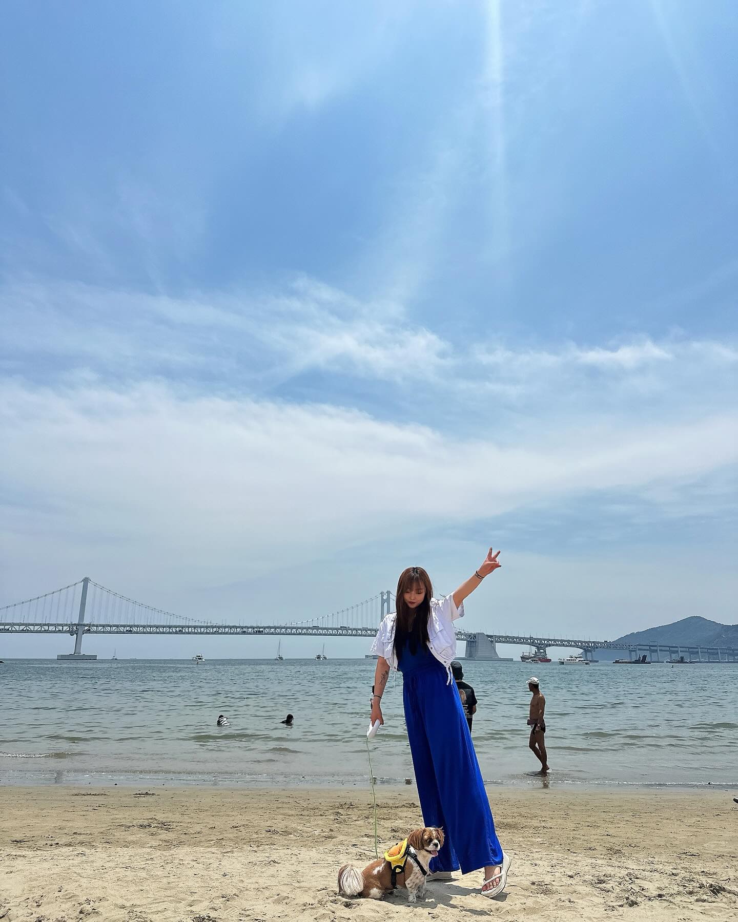 술찌랑 첫 여행❤️
차 오래 타서 힘은 조금 없었지만 
그래도 얌전히 잘 있어줘서 고마움
.
.
.
.
#부산#여행#시츄#반려견#술찌#첫여행