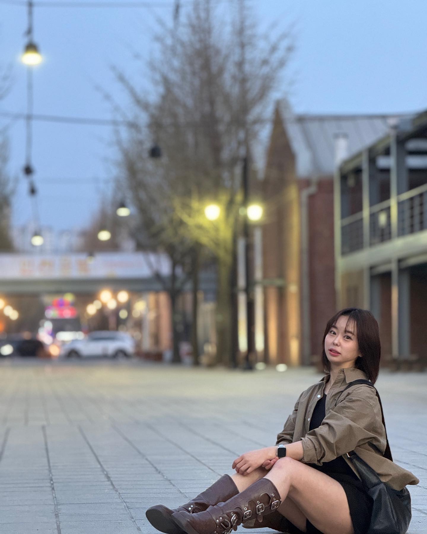 벚꽃 보러 갔다가 바닥청소만 하고 온 나