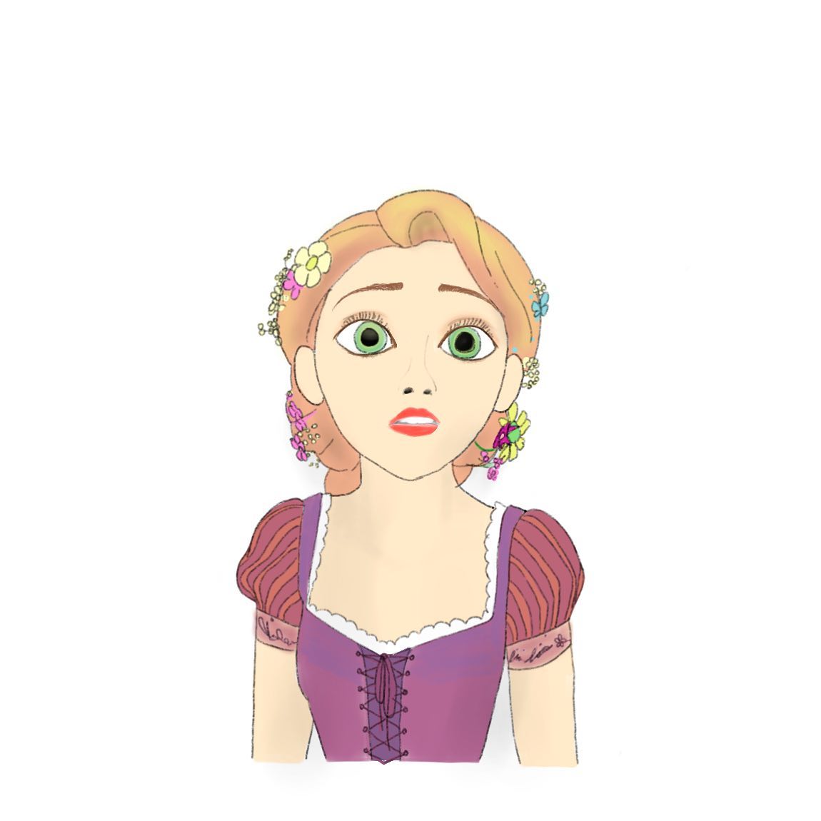 #디즈니 #DISNEY #라푼젤 #Tangled #애니메이션 #영화 #공주 #캐릭터 #손그림 #좋아요 #좋반 #chaeng_grim #18
