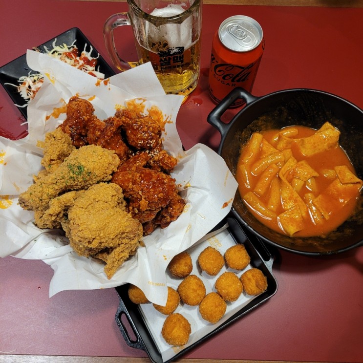 [송파구/잠실] 바삭한 후라이드치킨에 살얼음생맥주 맛집! 잠실새내역 술집 쌀통닭 신천점