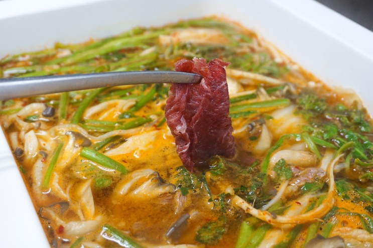 인하대 맛집 큰손 샤브샤브 밀키트 캠핑용 새벽 배송 후기