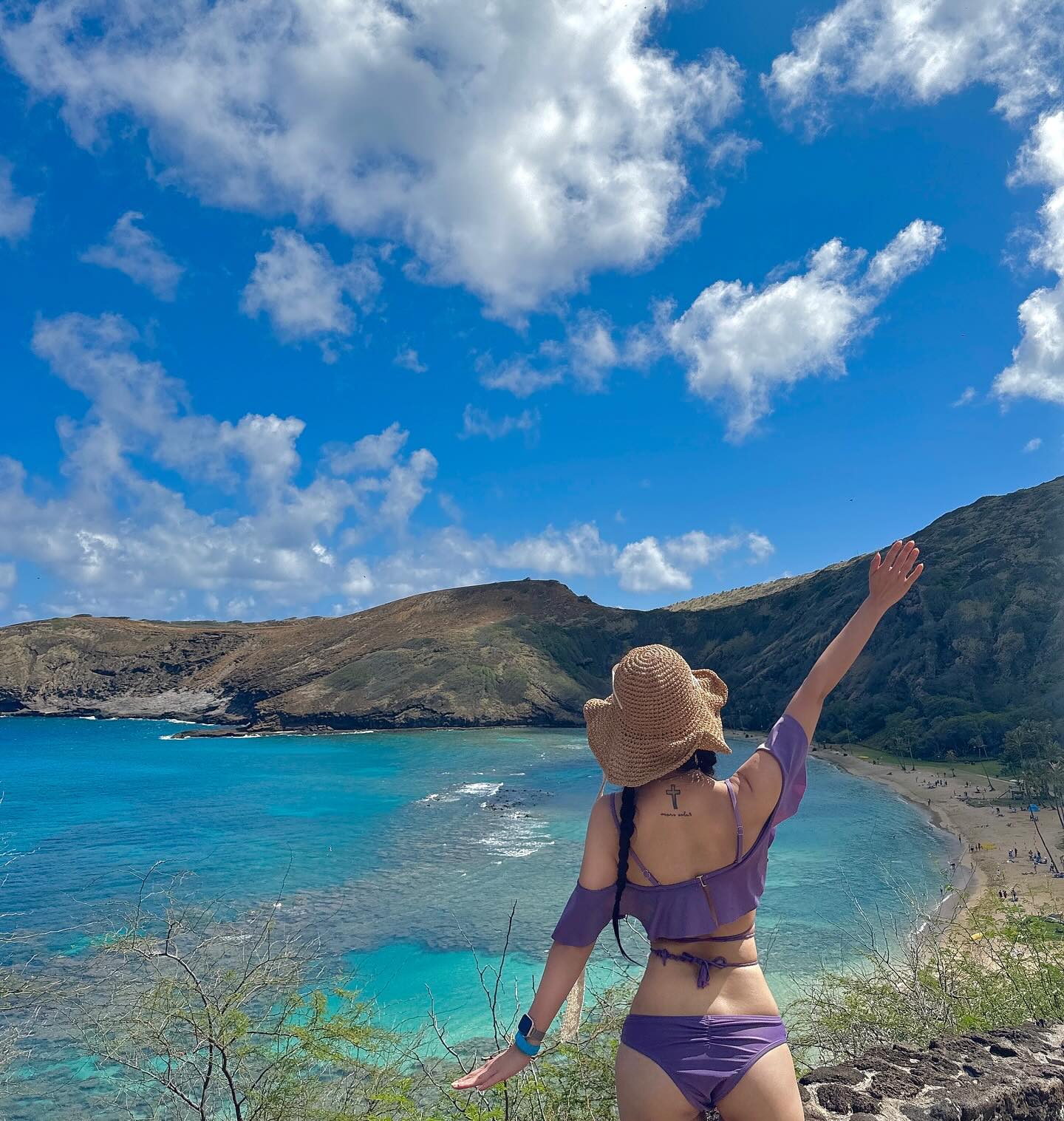 내사랑 하나우마베이🐠🐟🐢
예약하기 너무 어려웠지만 세번 찍어 성공💗 
바다가 진짜진짜진짜 예뿌다🥹