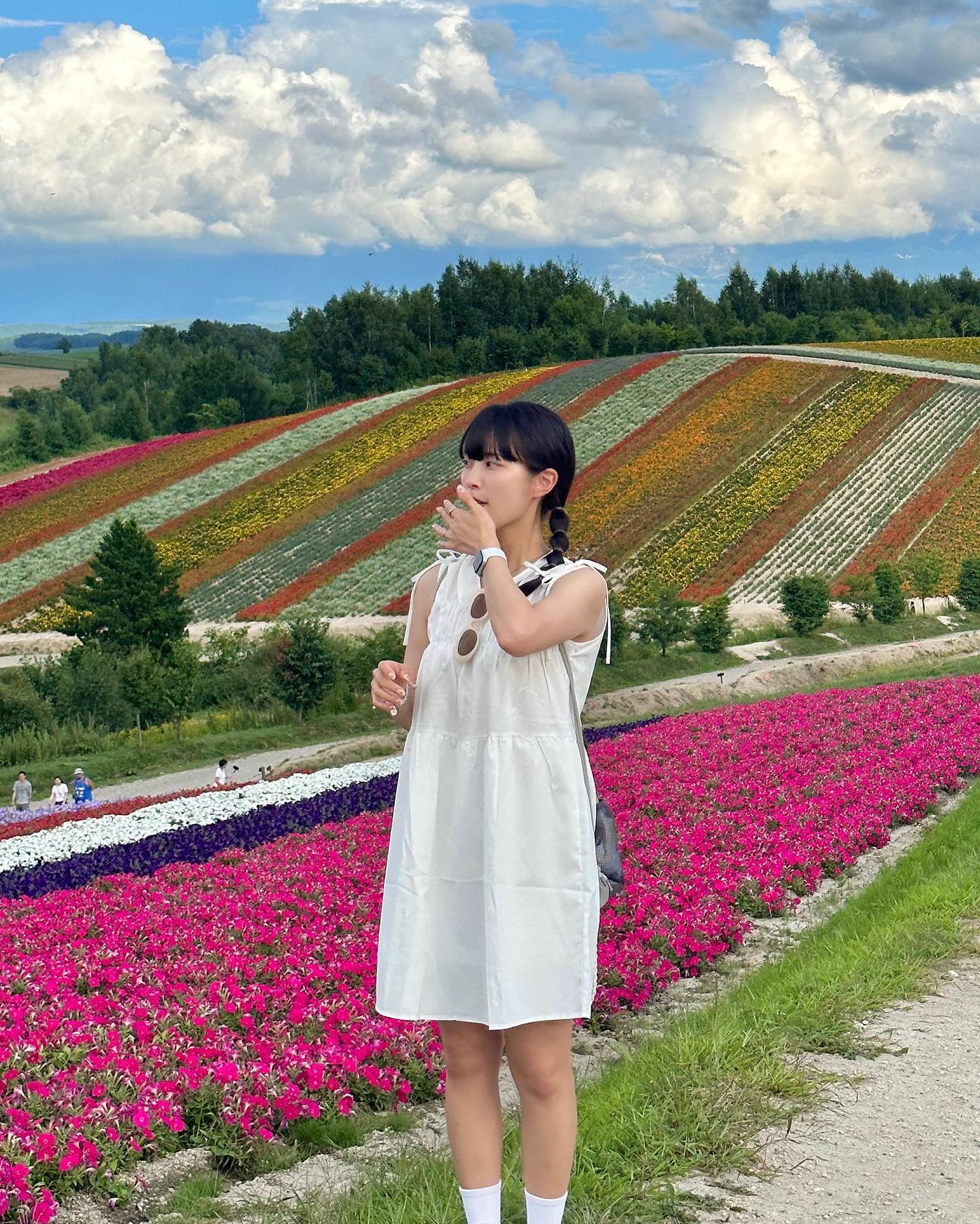 📍 알록달록한 훗카이도의 여름, 사계채의 언덕
⠀
겨울 여행지로 유명한 훗카이도이지만 여름에는 이렇게 동화같은 풍경을 만날 수 있답니다✨ 여름 삿포로 여행을 왔다면 삿포로 근교 비에이 투어를 추천드려요! 사계채의 언덕위에 펼쳐진 아름다운 꽃밭과 함께 예쁜 사진도 남겨보세요🩵
⠀
✔️ 입장료 성인기준 500엔
✔️ 여유롭게 걷는 것도 좋지만 언덕이라 힘들다면 트랙터 열차를 탑승하거나 골프카트를 대여할 수 있어요 🚌
⠀
#태윤_일본