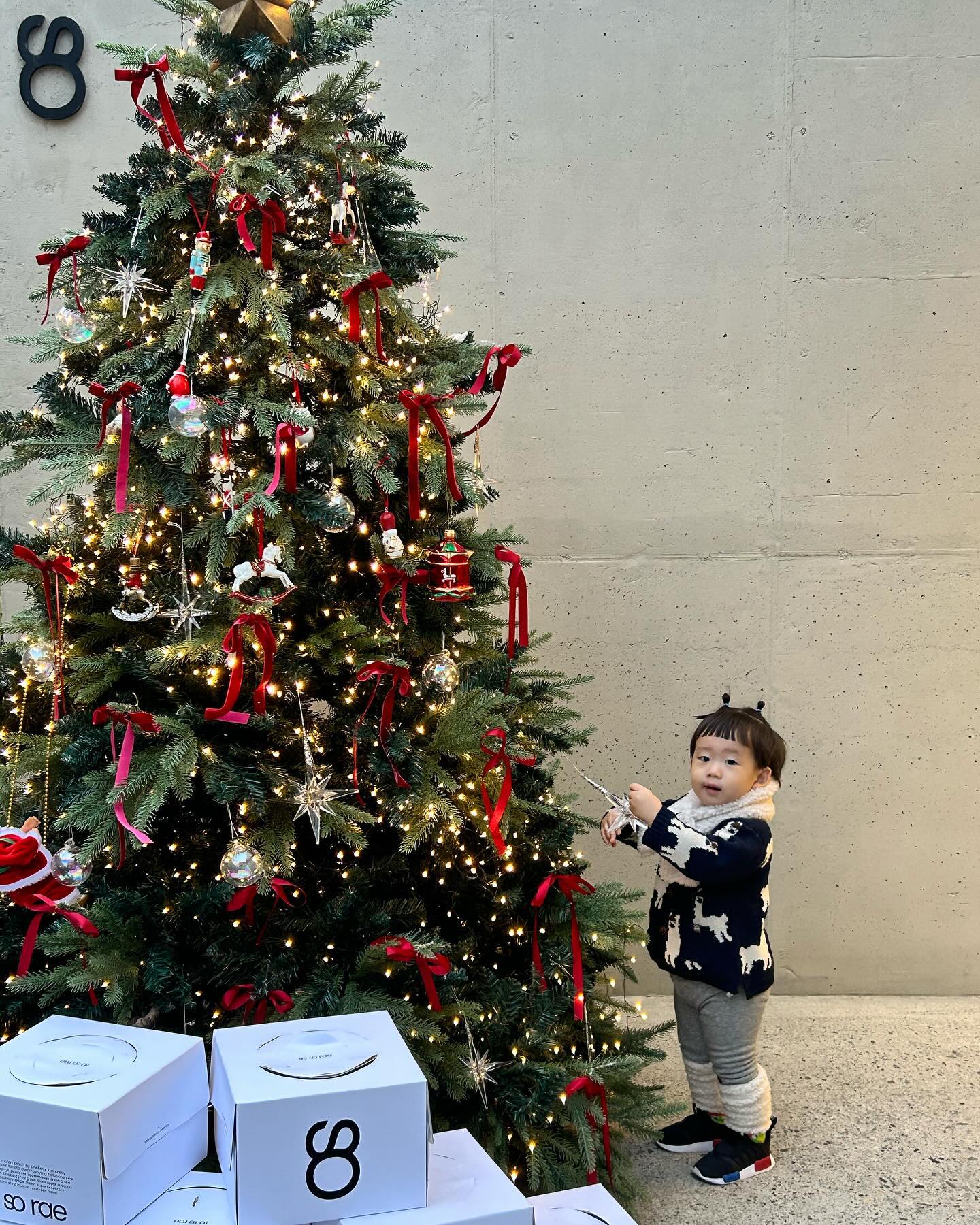 (진짜)우당탕탕 율이와 카페방문기👶🏻🎄❤️