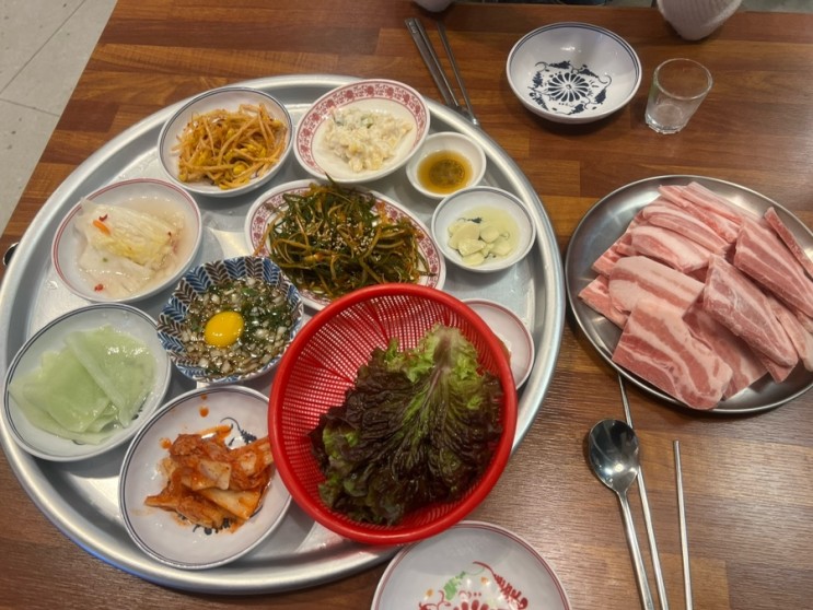 신중동 냉삼 맛집 문달식달 신중동 회식장소 추천