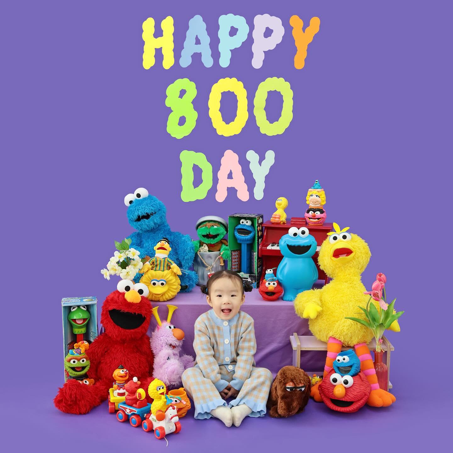 ⠀
역시나 이번 800일 기념 사진도 매우 성공적🩵💜

성장앨범 계약하지 않고 혼자서 해보겠다는 의지 하나로
셀프 촬영도 하고 스튜디오 촬영도 하고 살짝 힘들었지만 
800일까지 찍은거 되돌아보니깐 엄마 굉장히 뿌듯해 ◡̎