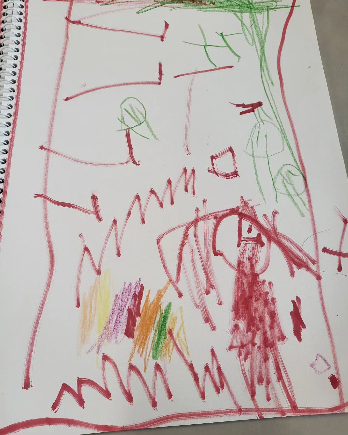 도영이가 그린그림 불바다인줄 알았는데 ㅋㅋㅋㅋㅋㅋ
캠핑가는 그림이라고.... 잔디 가족 불
언제 그림실력이 늘지 ㅋㅋㅋㅋ