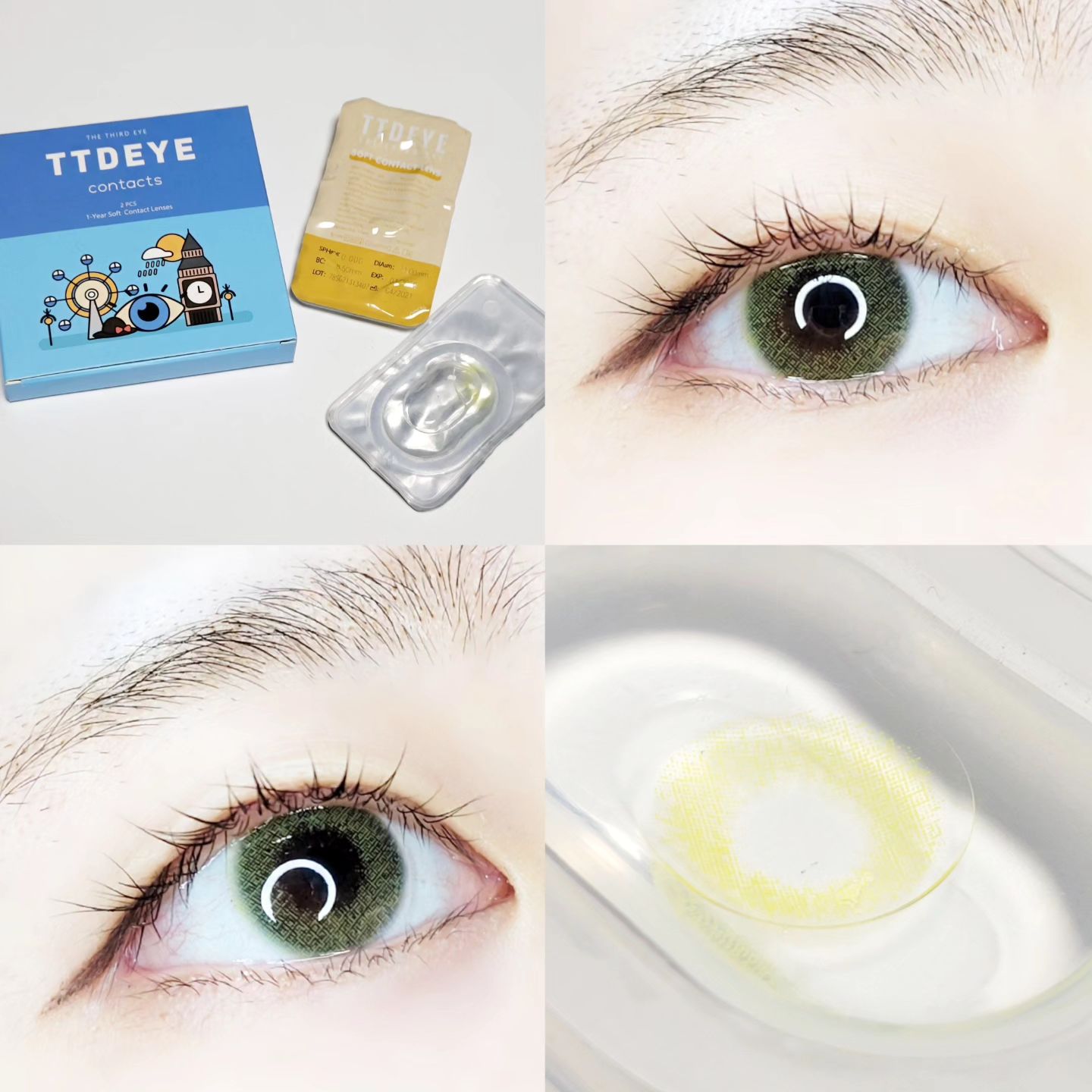 #협찬
⠀
TTDEYE Super Natural yellow green
ttd_eye
⠀
⠀
제가 좋아하는 TTDEYE의 베스트 아이템을 만나봤는데요.
⠀
⠀
그 중 하나는 내추럴한 녹빛 눈동자를 만들어주는 컬러렌즈인 Super Natural yellow green이에요.
(DIA: 14.0mm, G.DIA:12.5mm)
⠀
⠀
찐 혼혈느낌 제대로 나는 혼혈렌즈라 요런 느낌 좋아하는 분들이라면 마음에 드실 거 같아요.
⠀
⠀
안쪽으로 오면서 옐로우가 점차 섞여있는 그린 컬러라 좀더 자연스러운 컬러감을 선사하더라구요.
⠀
⠀
그린렌즈 좋아하신다면 추천👍
⠀
⠀
➡️15% 할인코드: nagi729
⠀
#ttdeye #티티디아이 #혼혈렌즈 #컬러렌즈 #해외직구렌즈