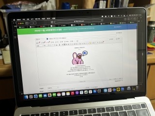 탱글우드 맥북에어13 키보드스킨도 겟했어요!!