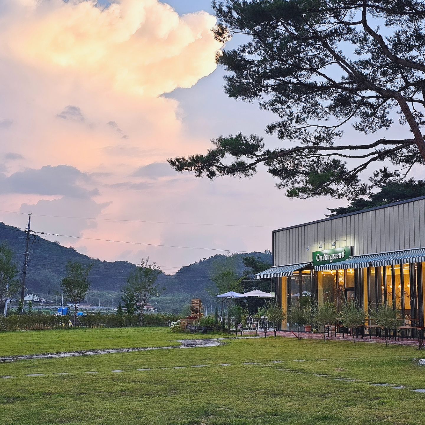 고요함, 산뷰와 노을이 예쁜 브런치카페, 음식도 수준급 ⛰️

📂 상호 : 온더그린
📂 위치 : 원주 소초면 (황골 끝자락)
📂 가격 : 파스타 아이 풍기 1.5, 클래식 루꼴라 토마토 피자 2.1
📂 특징 : 한적한 자연이 감싸는 힐링을 느낄 수 있는 곳
📂 평점 : 4.8/5.0
⠀
🗒  상세 후기 : 진짜 고요하고 조용하고 한적하여 풀벌레 소리 바람소리 등 자연의 상쾌함과 푸릇한 힐링을 고스란히 느낄 수 있었던 브런치 카페이다. 아침 점심 햇살 비추는 싱그러움 저녁의 노을지는 아름다움 밤의 은하수가 보이는듯한 다채로운 매력을 뽐내던 나만 알고 싶은 그런 카페이다.

실내 분위기 역시 넓직한 간격을 두고 배치된 테이블, 사방으로 보이는 산뷰, 다양한 식물들과 모던함으로 꾸며진 내부의 쾌적한 인테리어까지도 훌륭함 그 자체이다. 그저 힐링이 절로 되는 기분 잠시 몸을 맡기고 휴식을 즐기기 최적의 카페다.

이 곳은 파스타와 피자 이탈리안 레스토랑 음식까지 판매하고 있었는데 크리미하면서도 양송이 크림스프 느낌 나는 듯한 고소함과 버섯의 풍미가 넘칠 듯 풍부했던 파스타 아이 풍기는 어떻게 버섯으로 이런 파스타를 만들 수 있는 것인지 놀라움을 느낄 수 있었고 피자 또한 도우의 쫄깃함이 굉장한 전문성을 느낄 수 있었고 토핑들의 조화로움으로 밸런스 잘 잡힌 이탈리안 식 피자 맛을 기분 좋게 즐길 수 있었다.

#원주신상카페 #원주카페 #원주카페추천