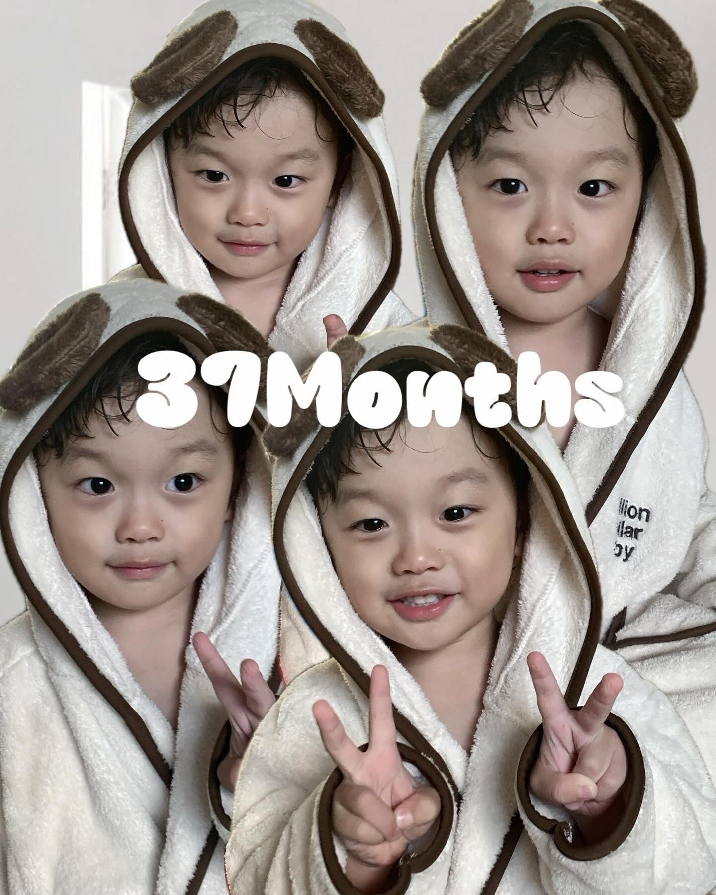 37months

1.96.5cm 15kg
2.콧대가 생김...기적이다
3.확실히 해담인 장난감보다 숫자 문자를 좋아함
4.덧셈뺄셈은 이제 암산가능
5.100 99 ~ 0까지 거꾸로 숫자셈
6.한글도 이제 많이 읽을줄 안다
7.구명조끼없이도 수영가능 물개를 낳았나..
얘처럼 수영하는 37갤 본적도 들은적도 없음
8.밥을 무진장 잘먹음
9.간혹 낮잠 한번씩 건너뛰는데 잘 견딤
10.어휘는 뭐...말할 것도 없음 너무 무섭게 잘함
11.기억력이 너무 좋음 한 두번 알려준거는 대부분ㄱ하는거 같다.
12.이한이예준이와의 우정이 끈끈함...♥
13.돌아갔던 발이 많이 펴진 것 같은 느낌적인 느낌
14.아픈 곳 없이 씩씩하고 건강함
15.흥얼거리며 스스로 놀이를 찾아서 함
16.사랑표현을 엄청 많이함 엄마 사랑해요
엄마 보고싶었어요 엄마 안아주세요 엄마 예뻐요
엄마는 해담이의 선물이고 보석이고 행복이고 기쁨이고 햄버거야..😂라고 자기전에 말함....ㅎ
17.아 재아이모가 사준 노트북 키보드사용가능ㅋㅋㅋㅋㅋㅋㅋㅋ

끝!