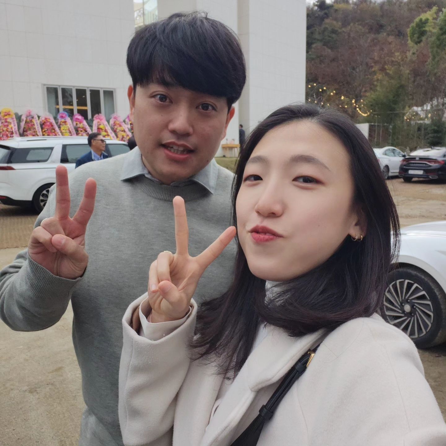 대구 결혼식 참석~ 추웠지만 이뻤던 야외결혼식