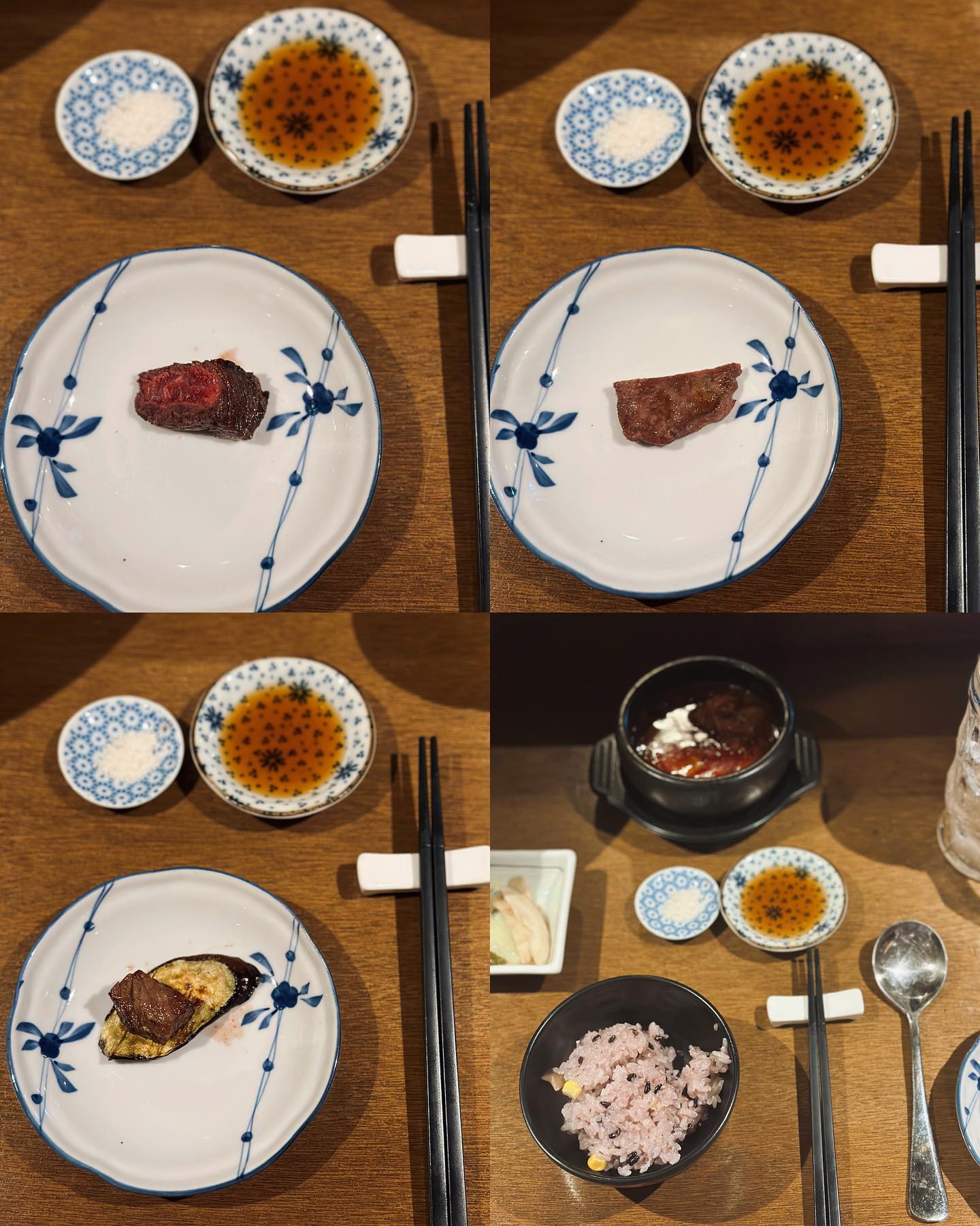 #협찬 잠실 소고기 오마카세: 우시야🐂

개별 화로를 이용해서 직원 분이 직접 구워주시는 야끼니꾸 스타일 한우 오마카세 #우시야 메뉴는 크게 A/B 코스로 나뉘어져 있고, 육사시미부터 우설, 제비추리, 채끝, 업진살과 꼬리뼈, 특양, 막창과 솥밥 찌개로 이루어진 구성이에요. 10만 원 언더의 합리적인 가격으로 부담 없이 이용할 수 있는 코스예요. 자리에 폰즈 소스와 소금, 부추 무침, 장아찌 등이 기본 세팅되어 있어 취향껏 먹기 좋더라구요- 처음에 고기 양이 부족하지 않을까 생각했는데 적당히 배부르게 식사할 수 있는 양이었어요. 특히 특양, 막창은 난생 처음 먹어보는데 이런 맛이면 매일도 먹겠더라고요५✍⋆* 기념일 다이닝으로 우시야 추쳔 드려요♡༘

[코스📝]
우설 육사시미 고기5종 꼬리구이 특수부위2종 꼬
리찜 식사(솥밥 찌개) 99.0

우시야 방이
𝗨𝘀𝗵𝗶𝘆𝗮 𝗕𝗮𝗻𝗴𝗶
[📍서울 송파구 백제고분로 490]
