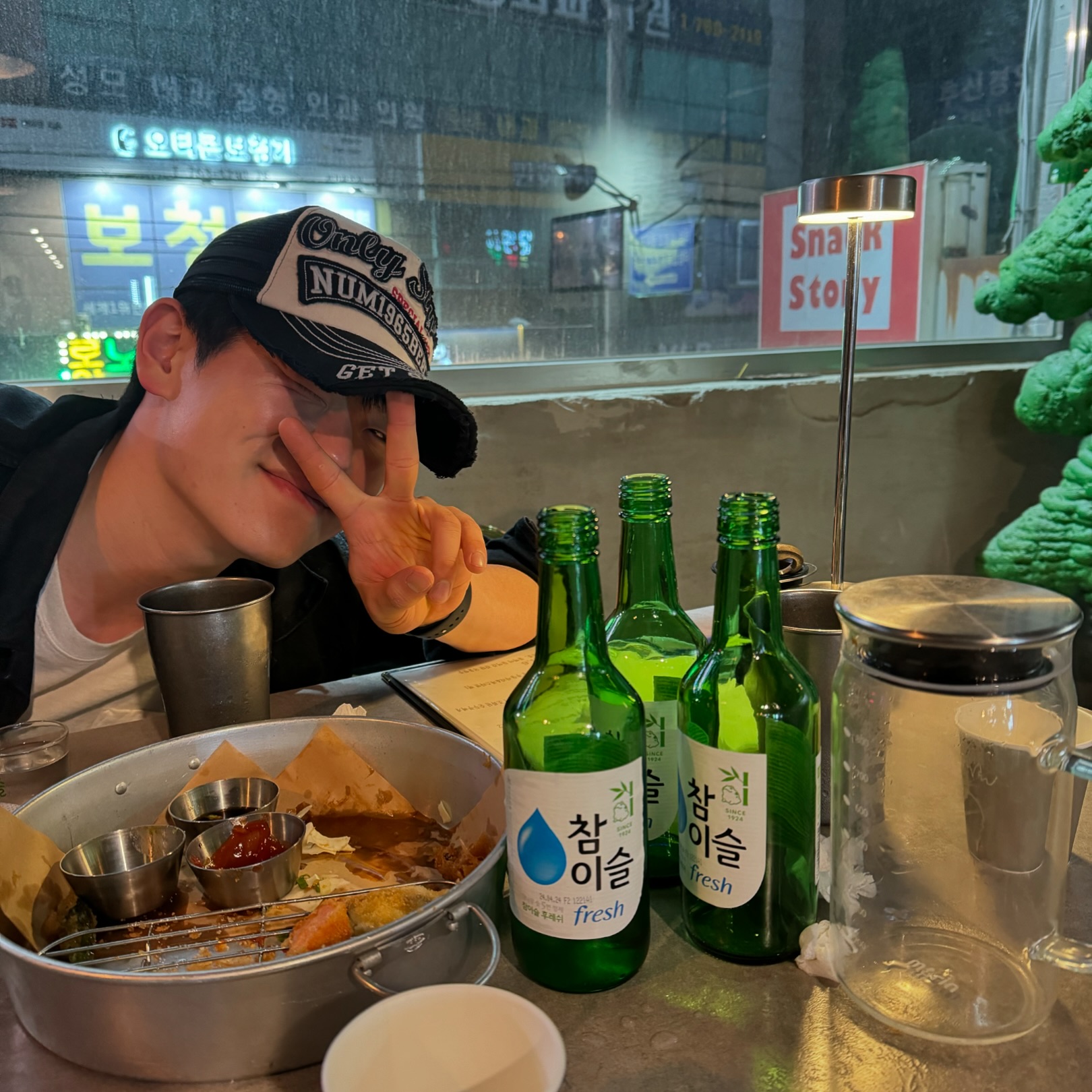 내 주량은 소주 두잔😵😵