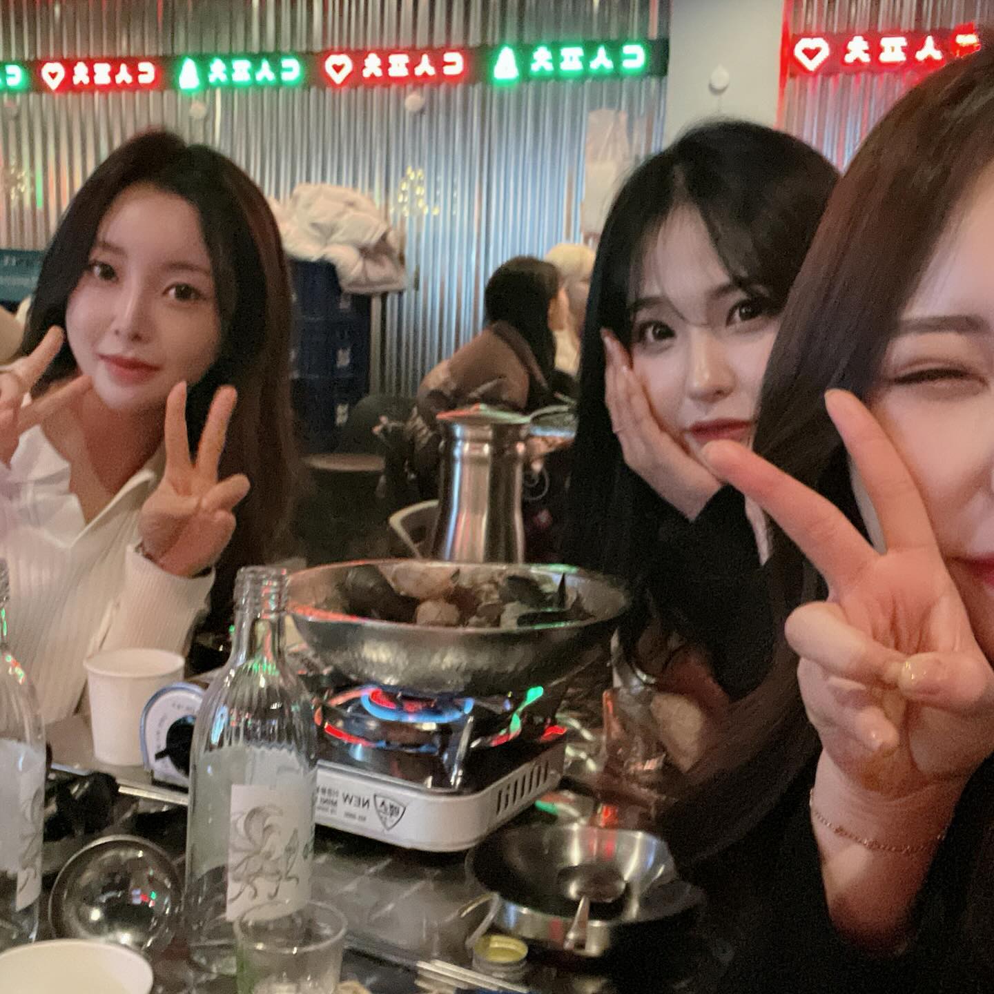 겨울 + 조개 = 소주💚