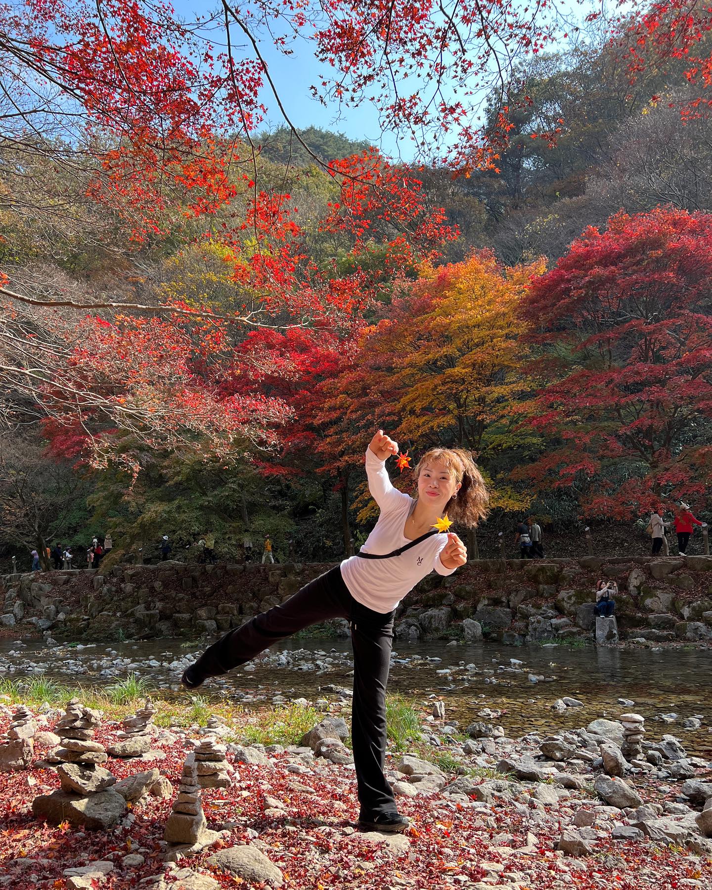 🍁🍁가을 짱🍂🍂
-
#autumnvibes #단풍명소 #강천산 
#가을나들이 #단풍구경 #순창