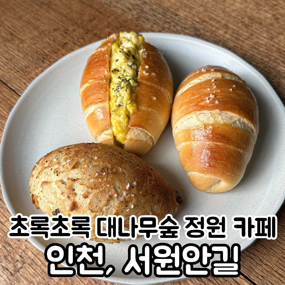 정원이 있는 애견 동반 대형 카페☕️

📍인천 #서원안길 

포토존 가득한 루프탑 카페에요
자연 컨셉이라 대나무 숲도 예쁘고 통창 뷰도 최고✨
베이커리 종류도 많고 브런치도 있으니 놀러가기 딱이에요
커피랑 소금빵 다 너무 맛있었어서 추천드려요!

@@나랑 커피 마시러 가자❤️‍🔥

▫인천 서구 원당대로608번안길 14
▫11:00 - 22:00 21:30 라스트오더
화~토 - 11~15시반 브런치, 16~19시반 디너
▫메뉴
아메리카노 5,800원 바닐라빈라떼 7,500원 에그샐러드시오빵 5,500원 플레인시오빵 4,000원 바질시오빵 4,500원
.
.
.
.
.
#인천카페 #루프탑카페 #인천애견동반 #먹스타그램 #카페스타그램 #먹팔 #먹스타맞팔
