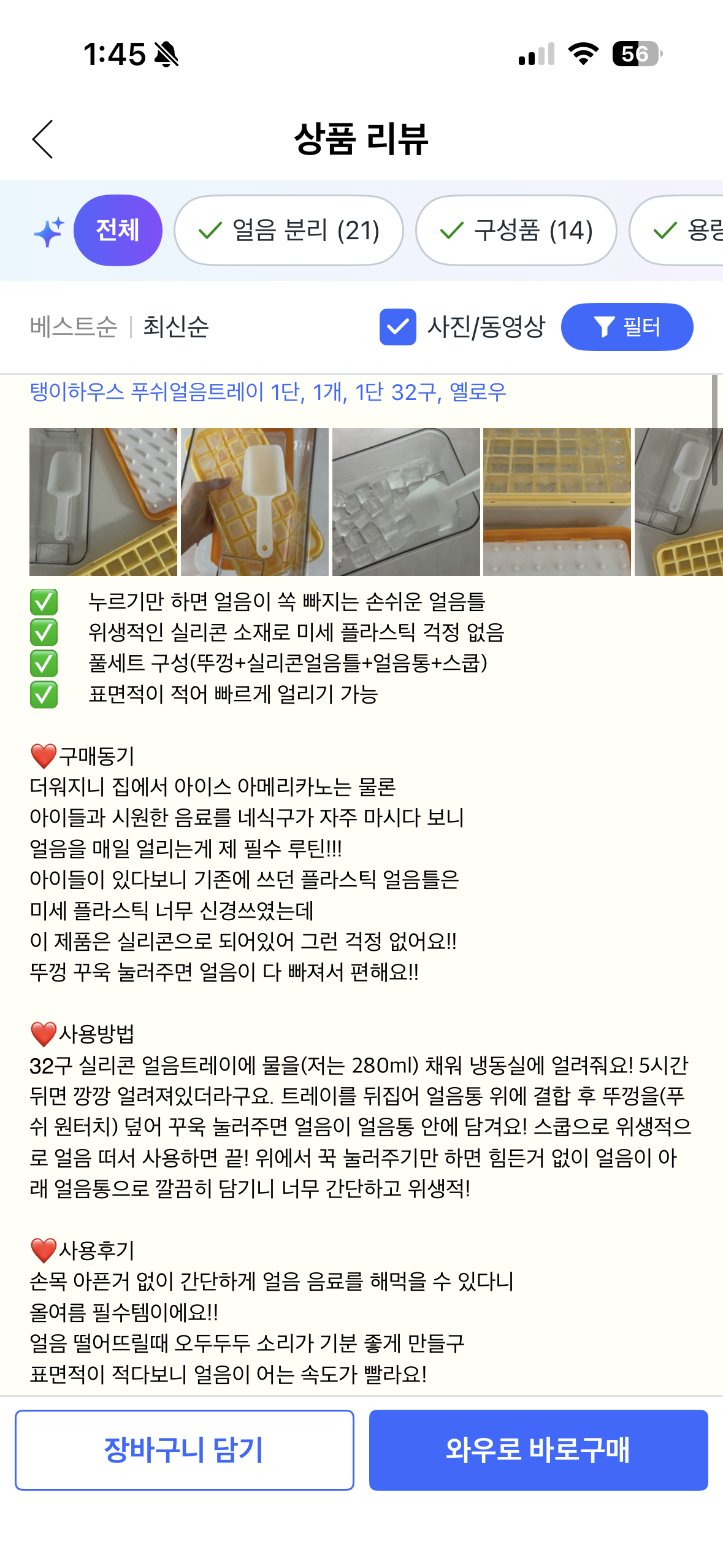 [탱이하우스] 누르는 얼음틀