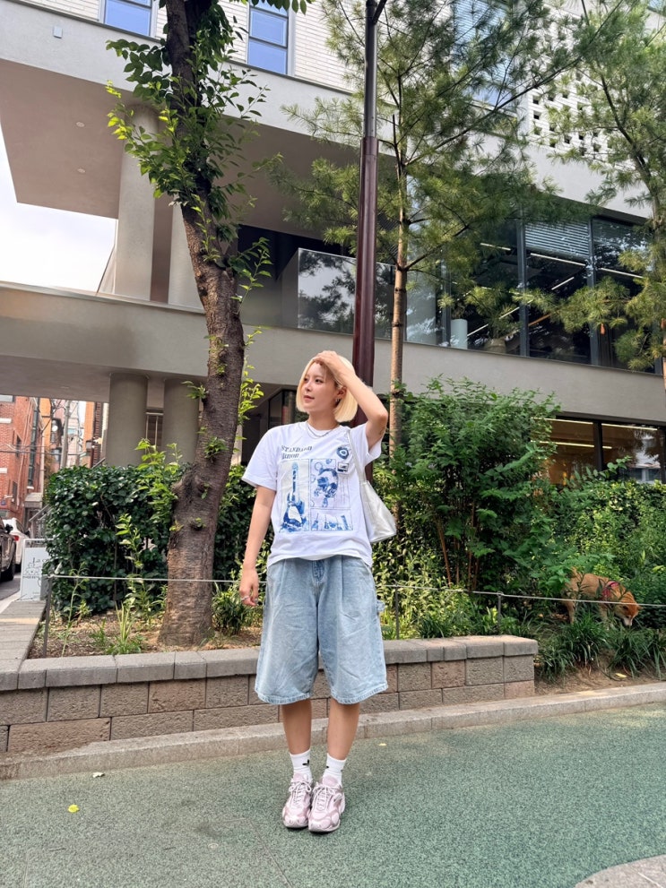 여름 반팔티 추천 스텐다드에러 스트럼 사운드 크랙 솔리드 반팔 티셔츠