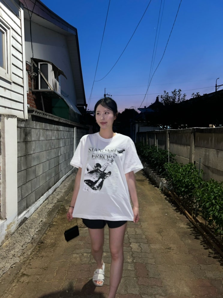 스탠다드에러 87-STAN256 언리미티드 스트라이크 빈티지 솔리드 반팔 티셔츠 후기 🤍