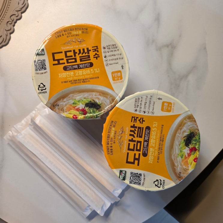 [백제] 백제 도담쌀국수 고단백 계란맛 97g x 12개