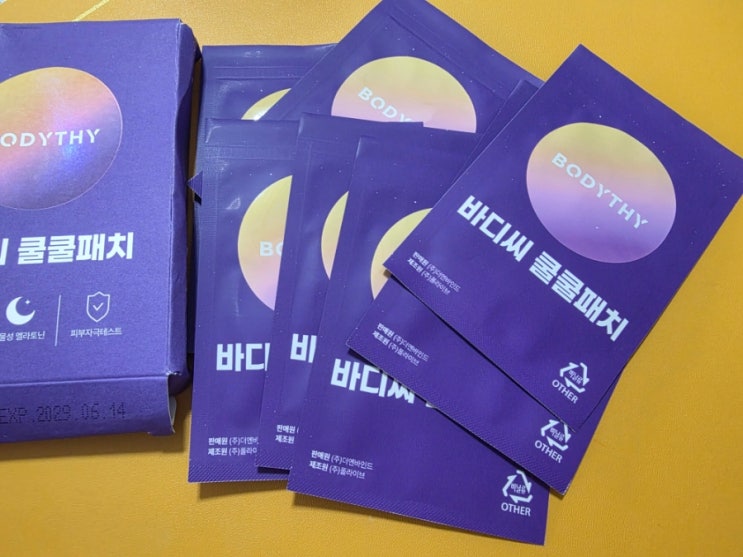 (신제품) 붙이고 자면 끝! 3초 수면 루틴 패치 '바디씨 쿨쿨패치'