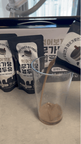 먹어보게 무가당 냅두유 솔직 후기 :) 고소함 진한 서리태두유 추천