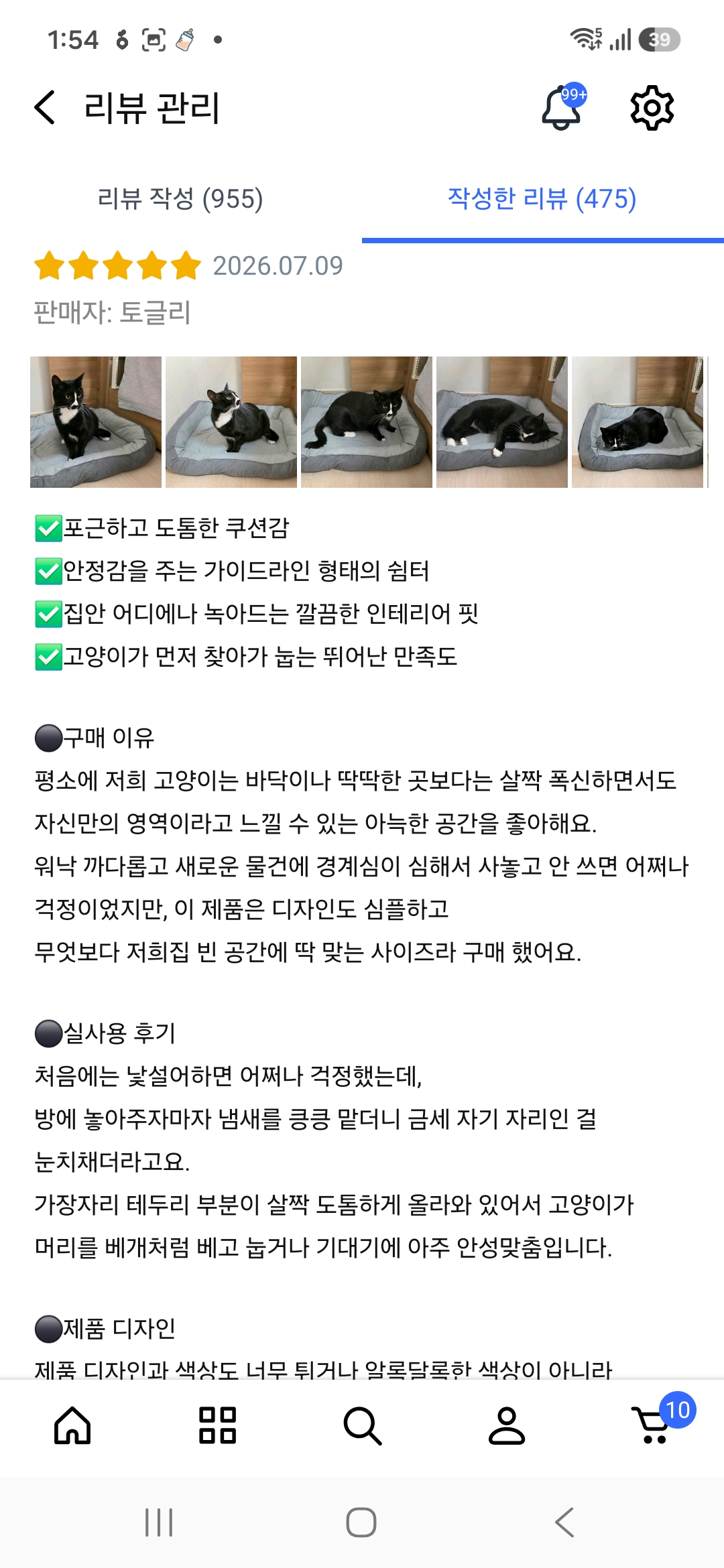 강아지 방석 쿠션